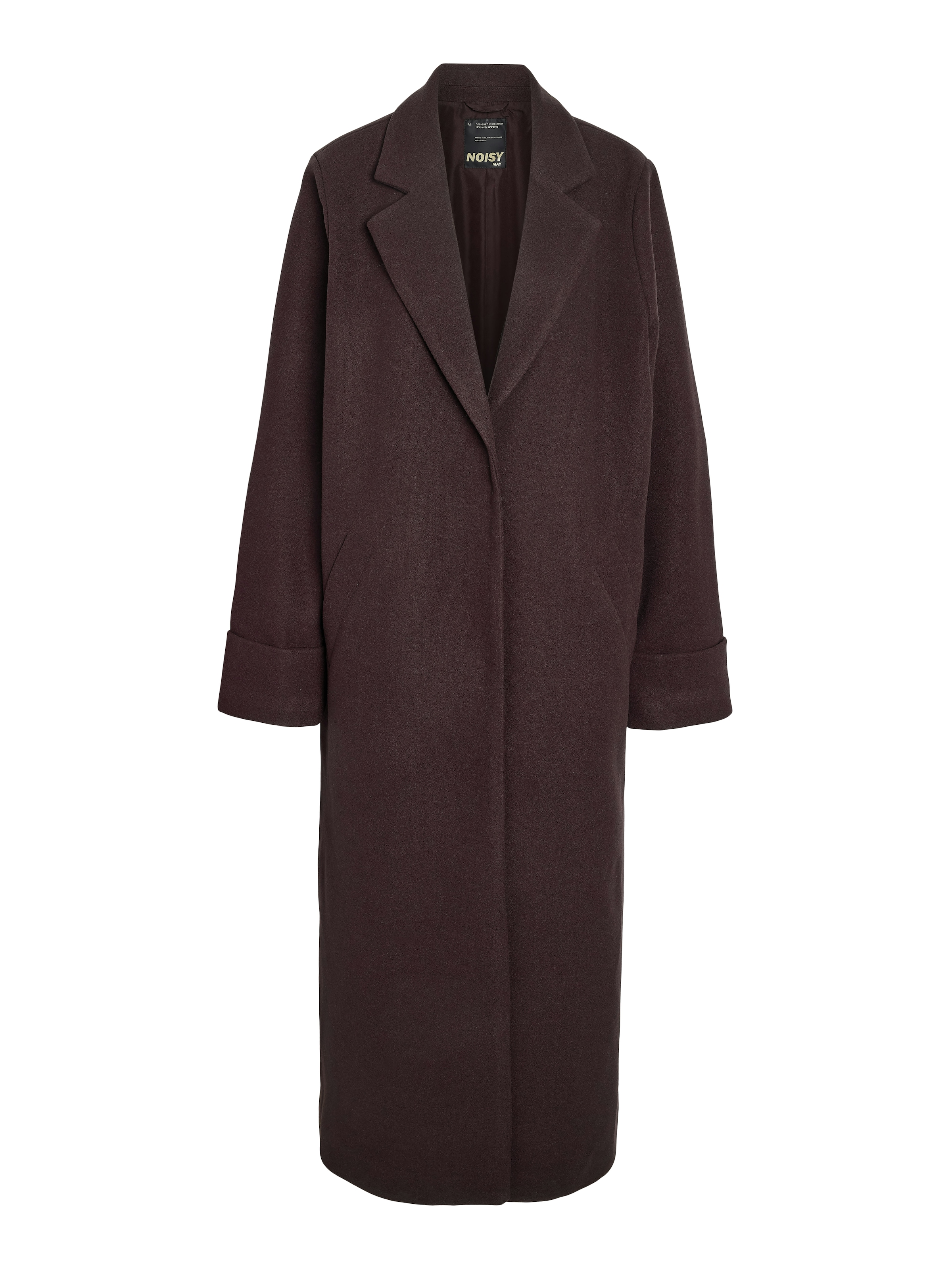 Noisy may Langmantel »NMCADDY L/S LONG COAT FWD NOOS« Kunstfaser, loose fit