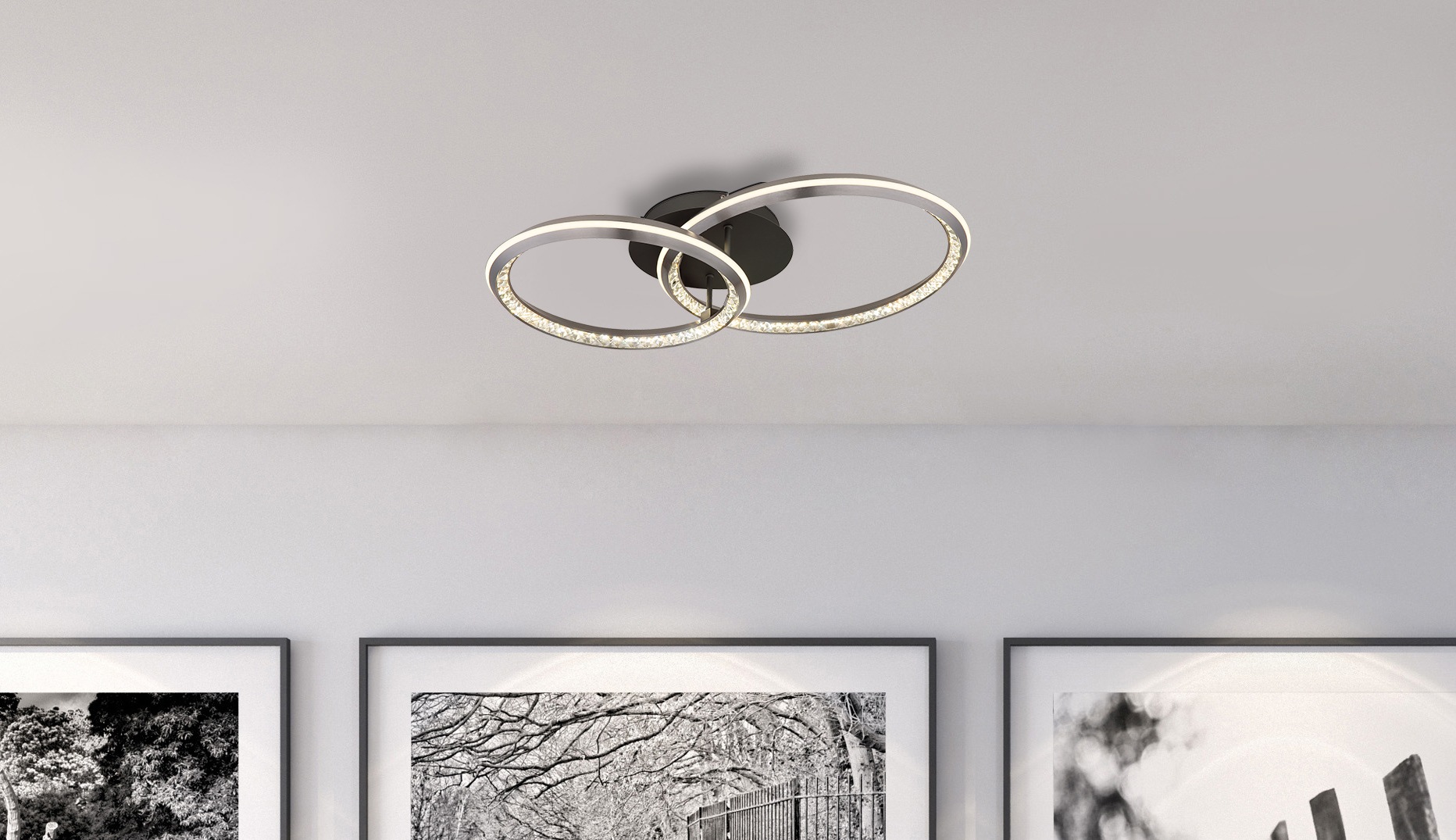 GLOBO LIGHTING Deckenleuchte »ALAINA« LED-Modul 1 Stk. warmweiß - kaltweiß günstig online kaufen