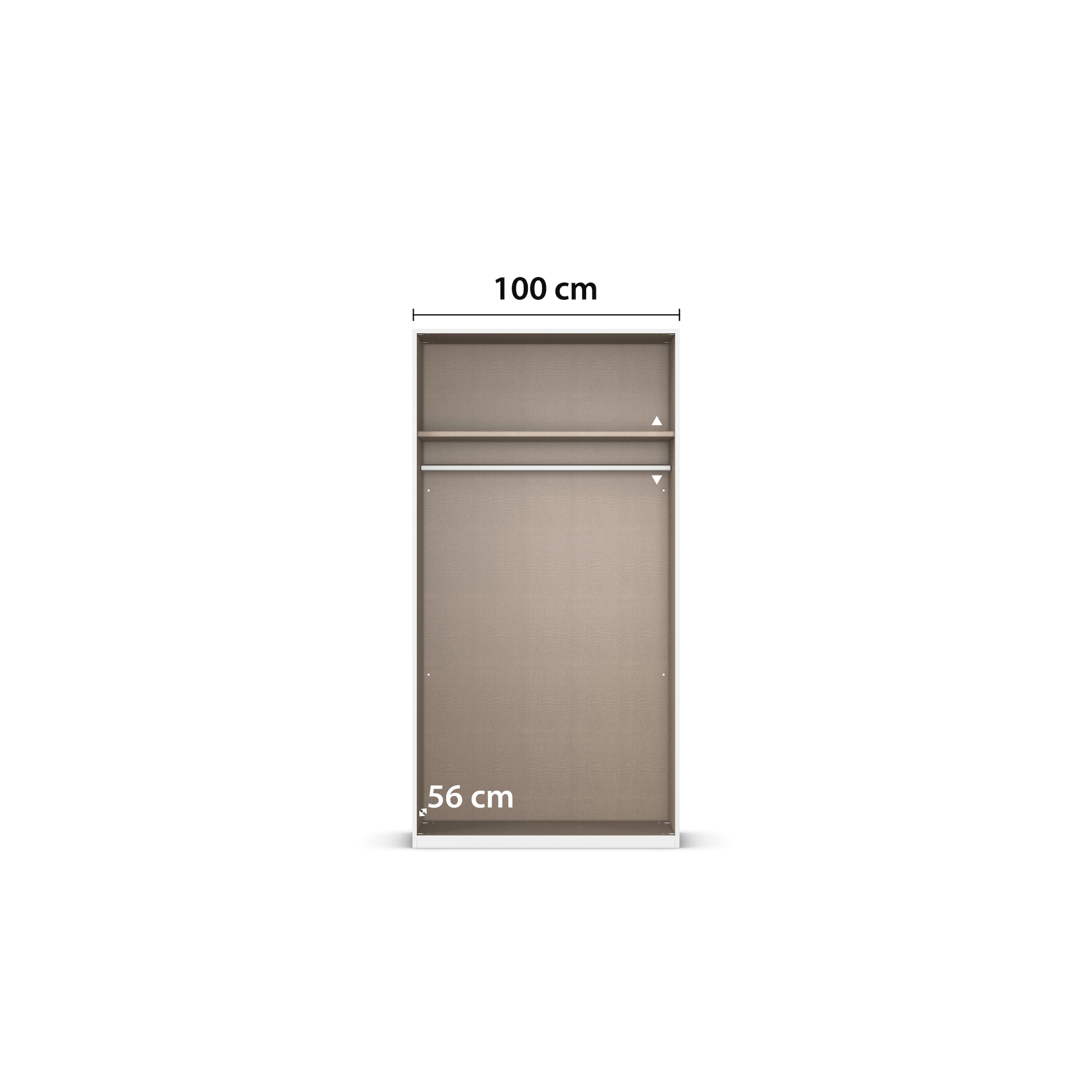 rauch Drehtürenschrank »Kleiderschrank Schrank Garderobe Schlafzimmerschrank EVELYN«, (in 2 Höhen 197 oder 210 cm erhältlich), in elegantem Stil, viel Stauraum 4 Breiten und 2 Höhen MADE IN GERMANY