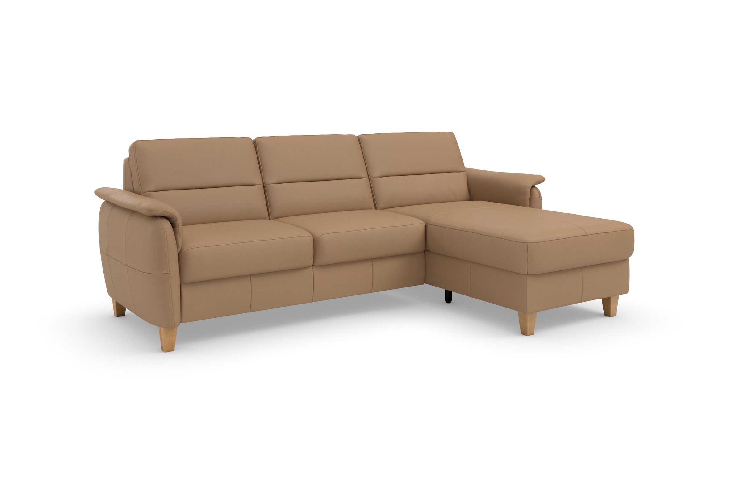 Home affaire Ecksofa »Palmera L-Form«, Federkern, wahlweise mit Bettfunktion und mit/ohne Bettkasten
