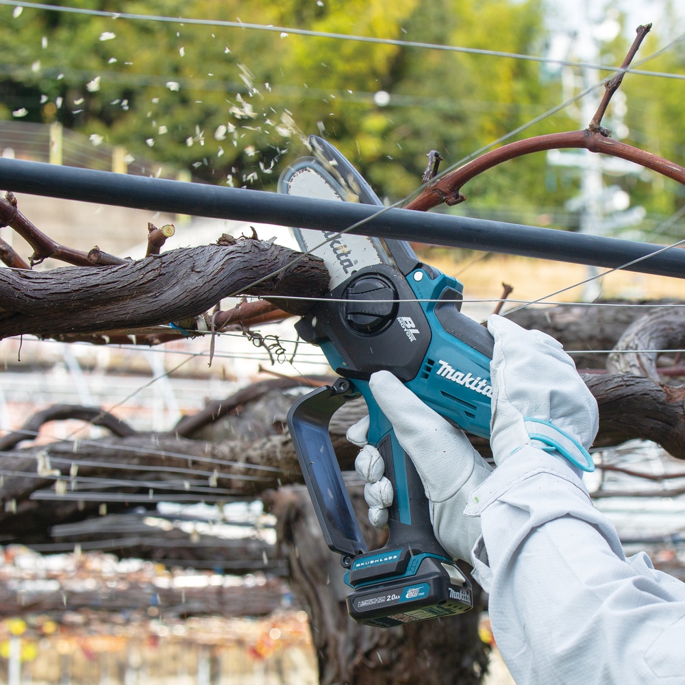 Makita Akku-Säge »»UC100DZ« 12V max., 10 cm, 8 m/s, ohne Akku und Ladegerät« zum Ausasten + für Korrekturschnitte, speziell für Park-und Baumpflege