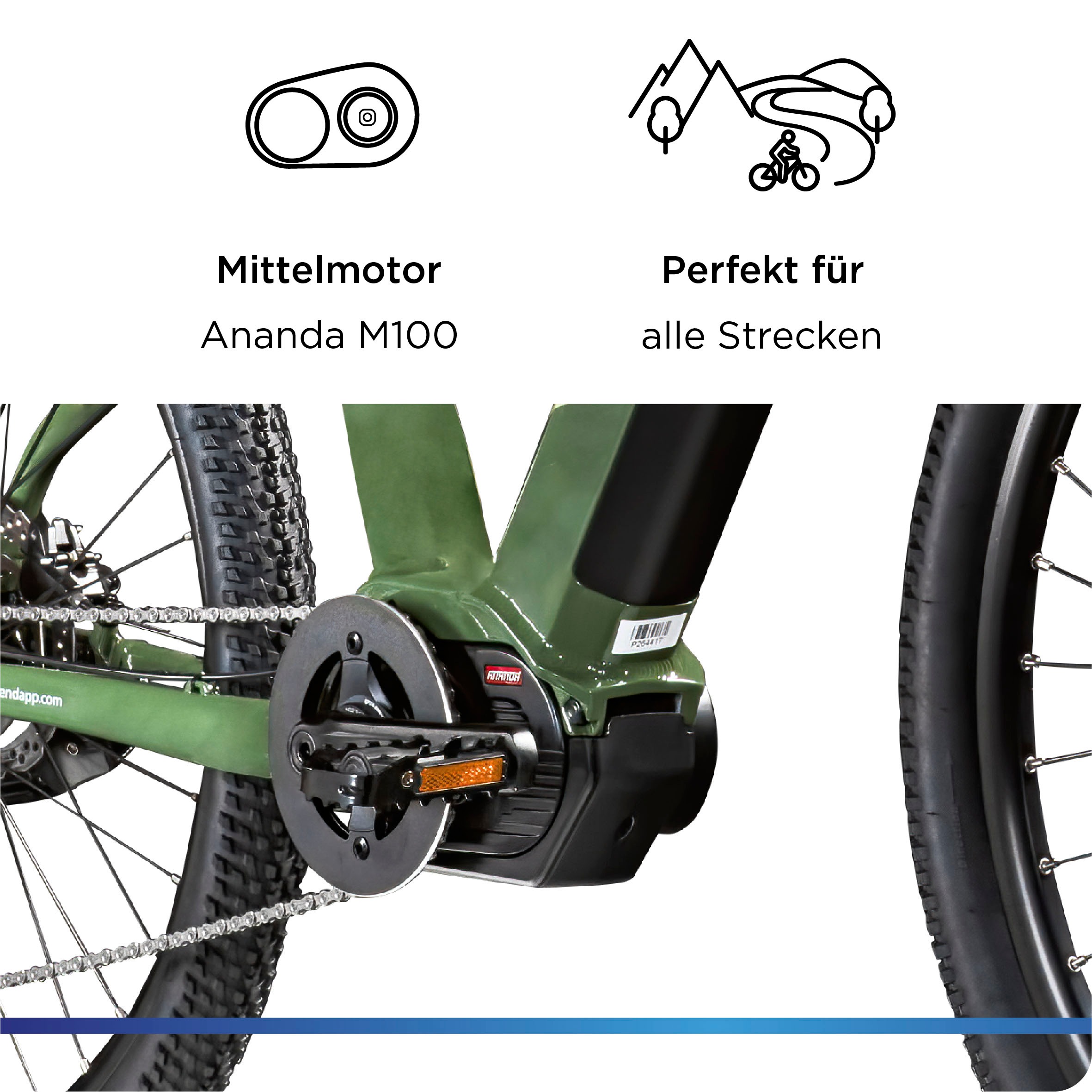 Zündapp E-Bike »X900«, 10 Gang, Shimano, Cues U6020 SGS, Mittelmotor 250 W