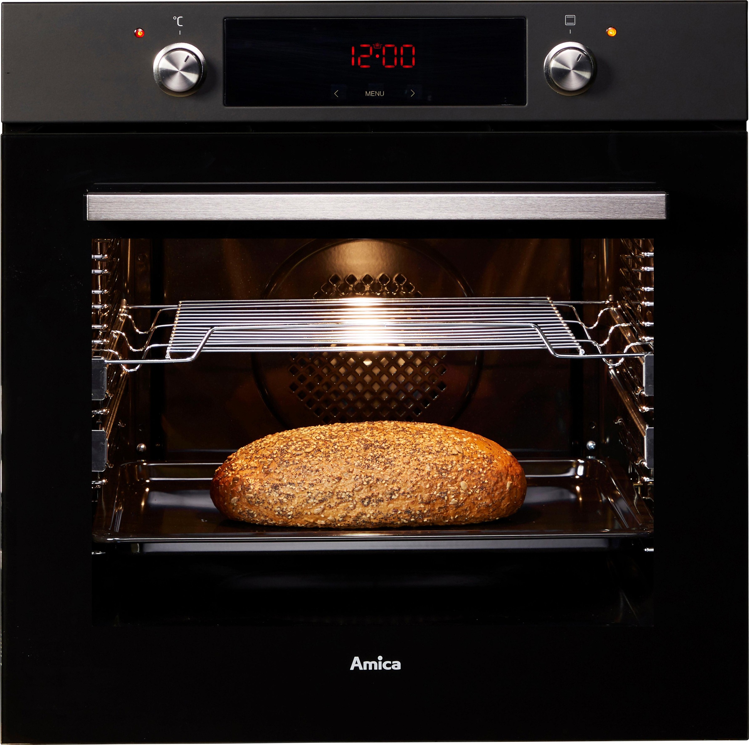 Amica Einbaubackofen »EBX 944 610 SM«, EBX 944 610 SM, mit 2-fach-Teleskopauszug, Simple Steam, Simple Steam