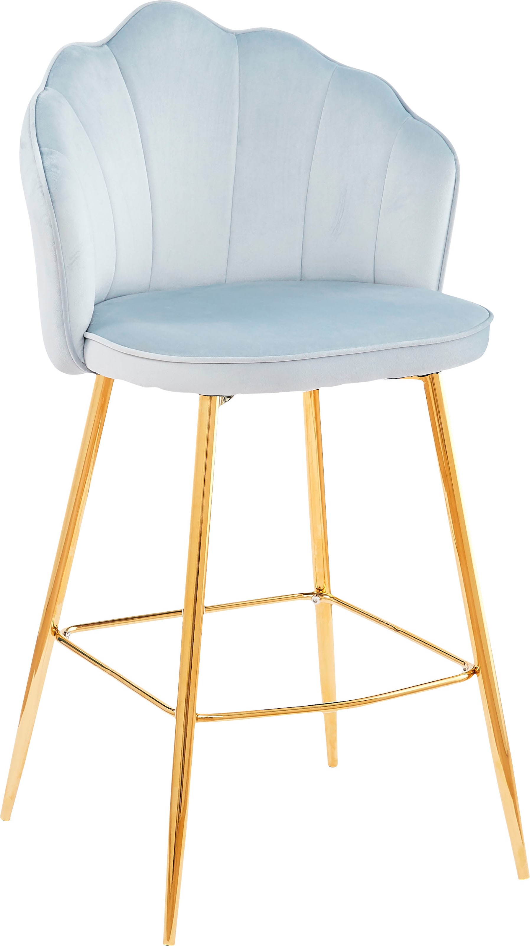 SalesFever Barhocker »Clam«, (Set, 2er Set), extravagantes Muscheldesign