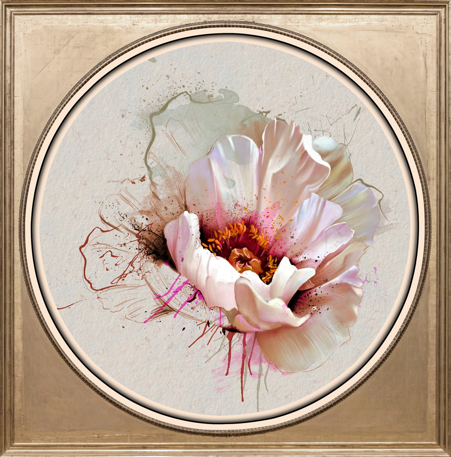 queence Acrylglasbild »Blume«, Blumen-Blumenbilder-Kunst-Pflanzen-Pflanzenb günstig online kaufen