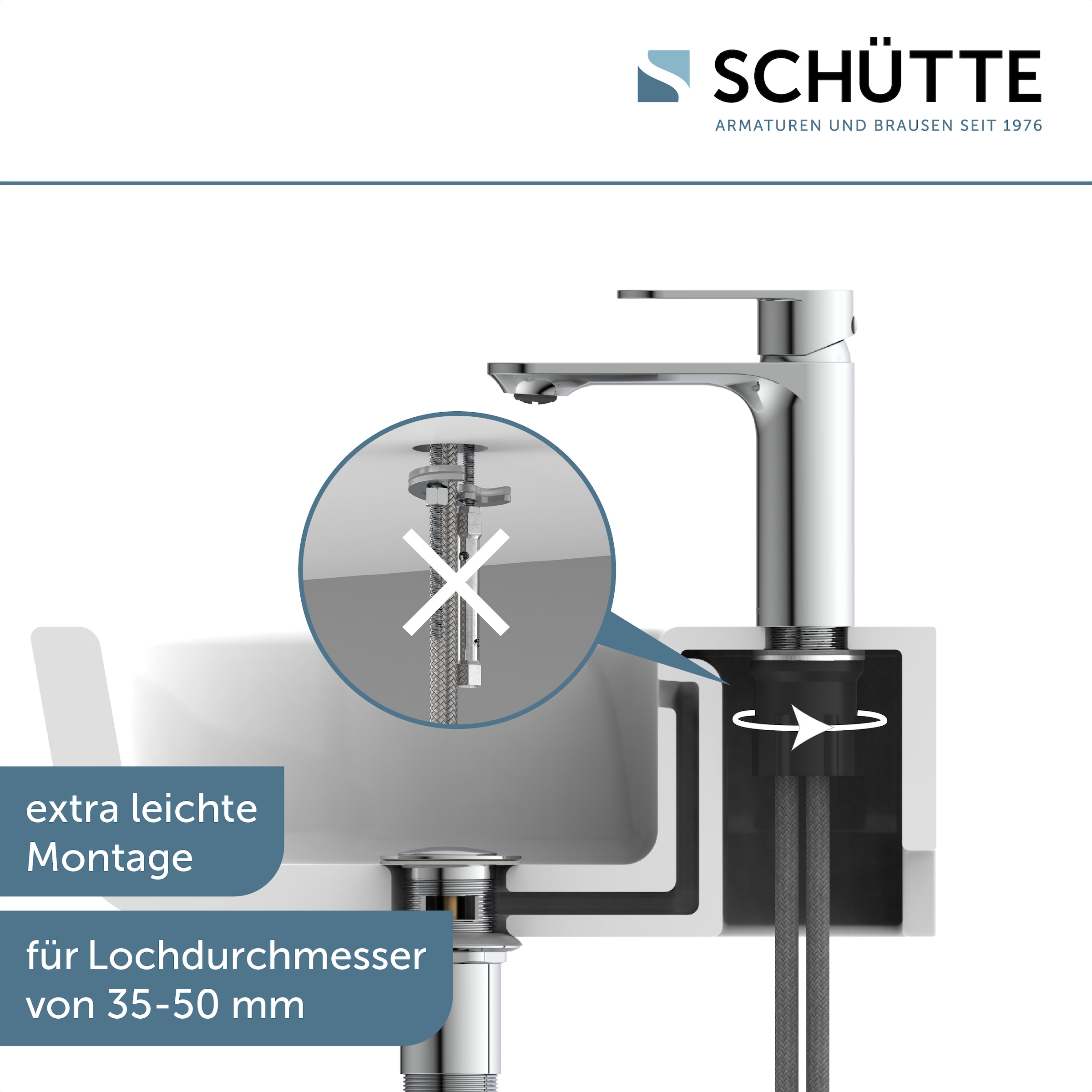 Schütte Waschtischarmatur »MONTANA«