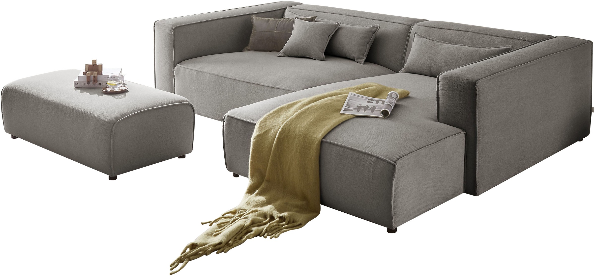 LeGer Home by Lena Gercke Polsterecke »PIARA XXL, L-Form mit Schlaffunktion günstig online kaufen