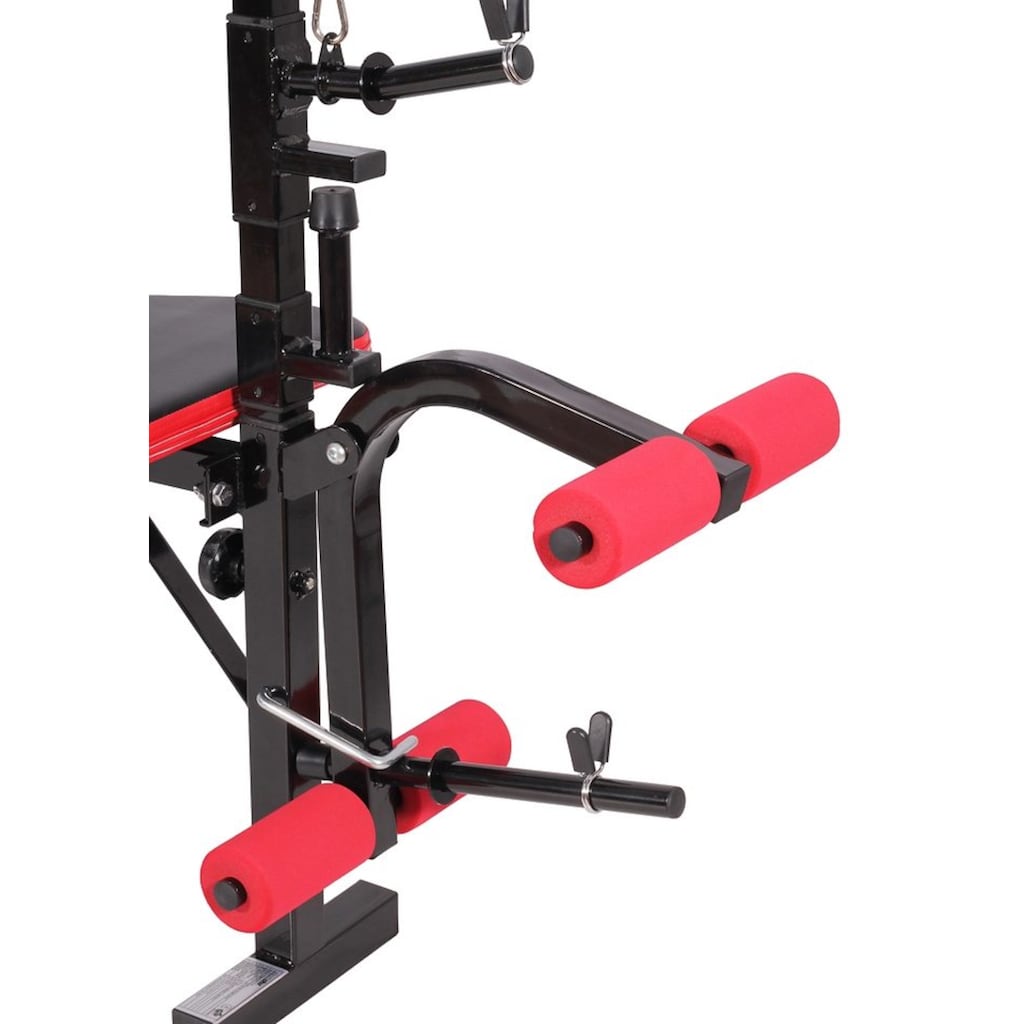 SportPlus Trainingsbank »Weight Bench SP-WB-005«, (Set, mit Langhantelstange-mit Gewichtsset)