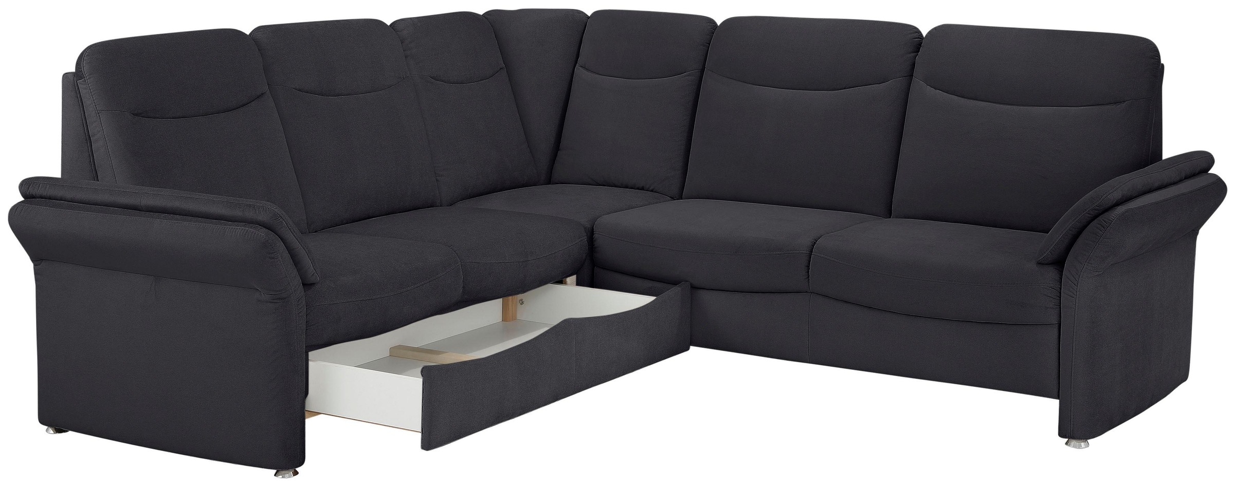 Home affaire Ecksofa »Tahoma L-Form«, mit Armlehnfunktion, wahlweise Bettfunktion, Schublade, Relaxfunktion