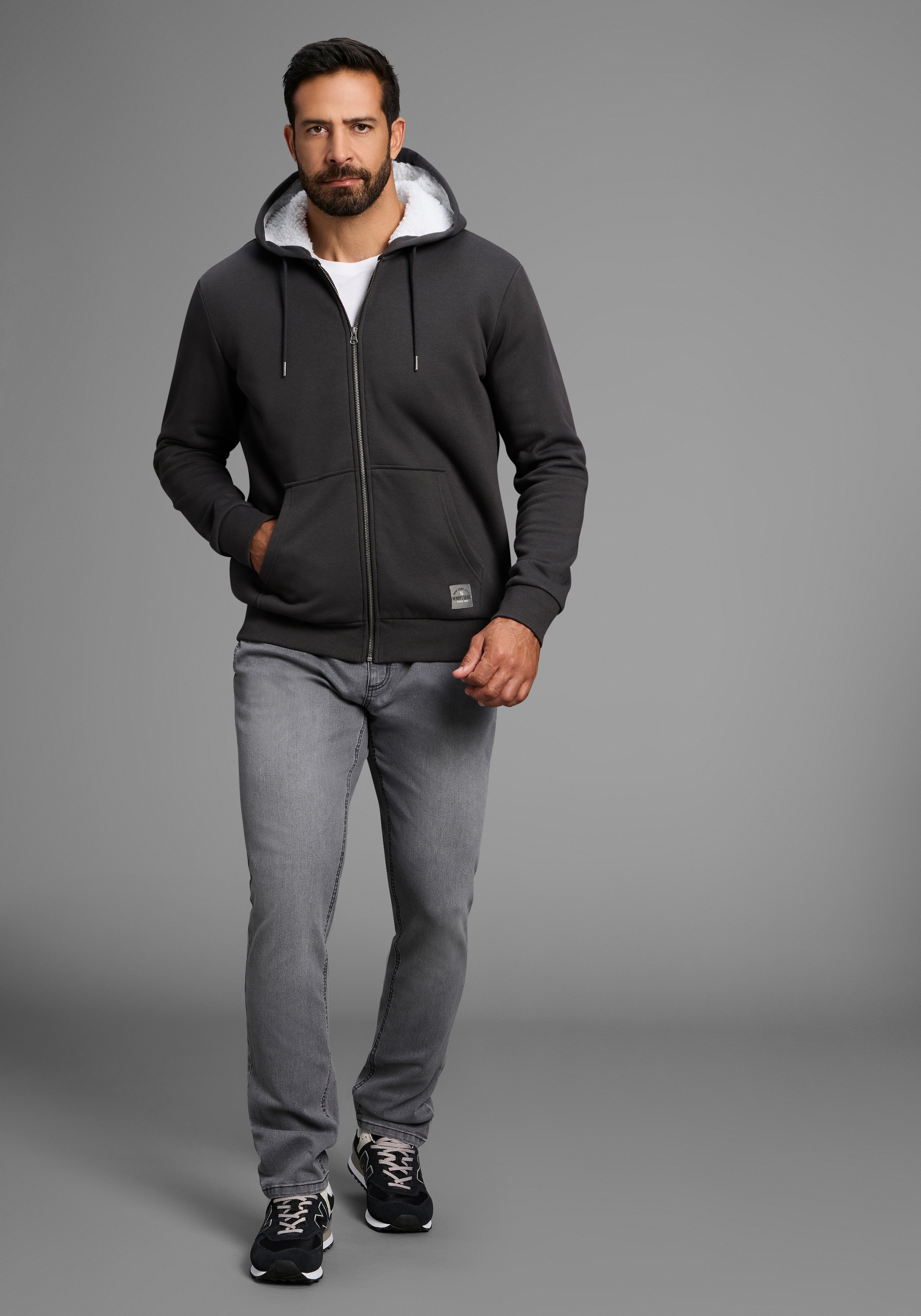 H.I.S Sweatjacke, mit Teddyfutter - NEUE KOLLEKTION