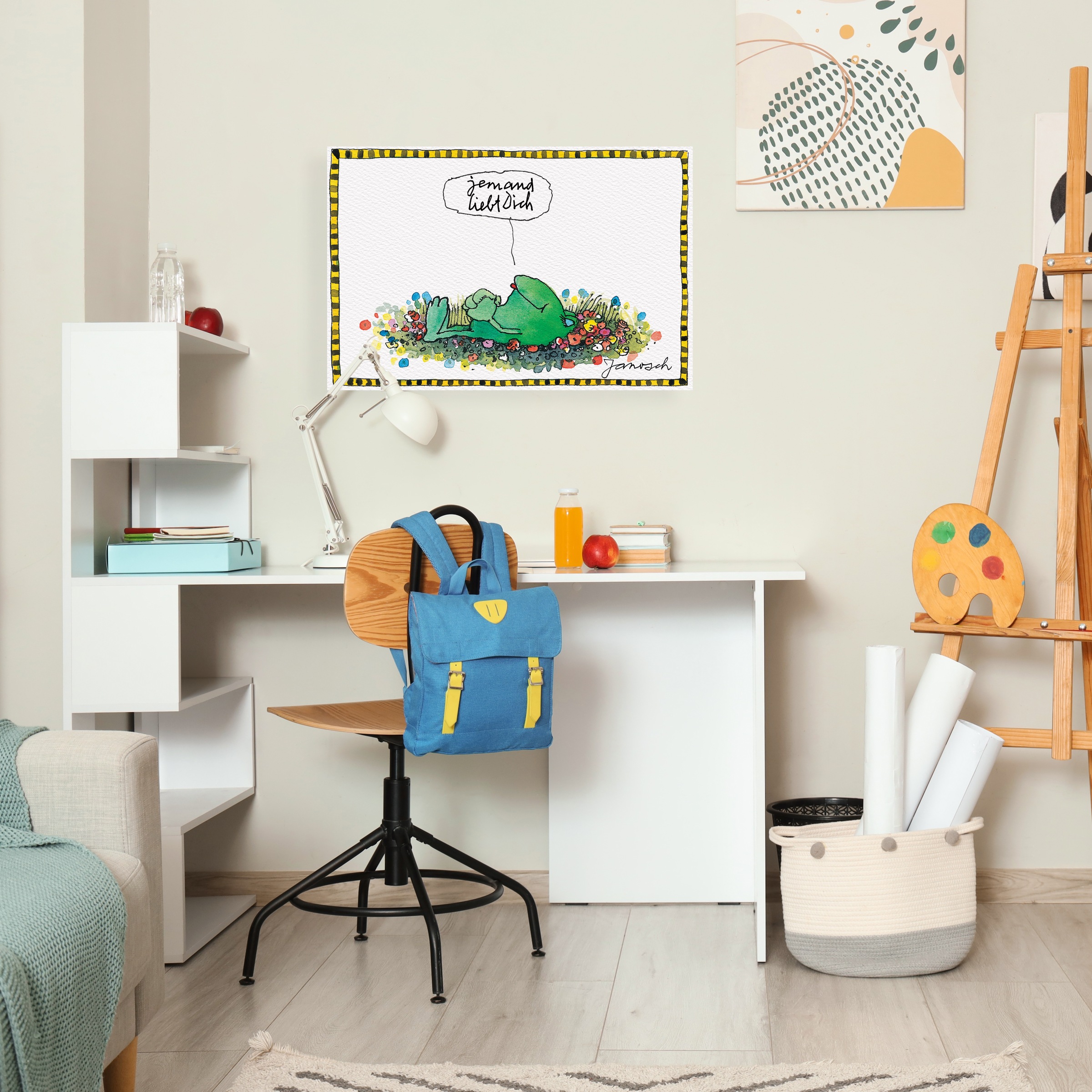 LuckyLinde Leinwandbild »Der Froch - Jemand liebt Dich« Figuren   Filmfigur günstig online kaufen