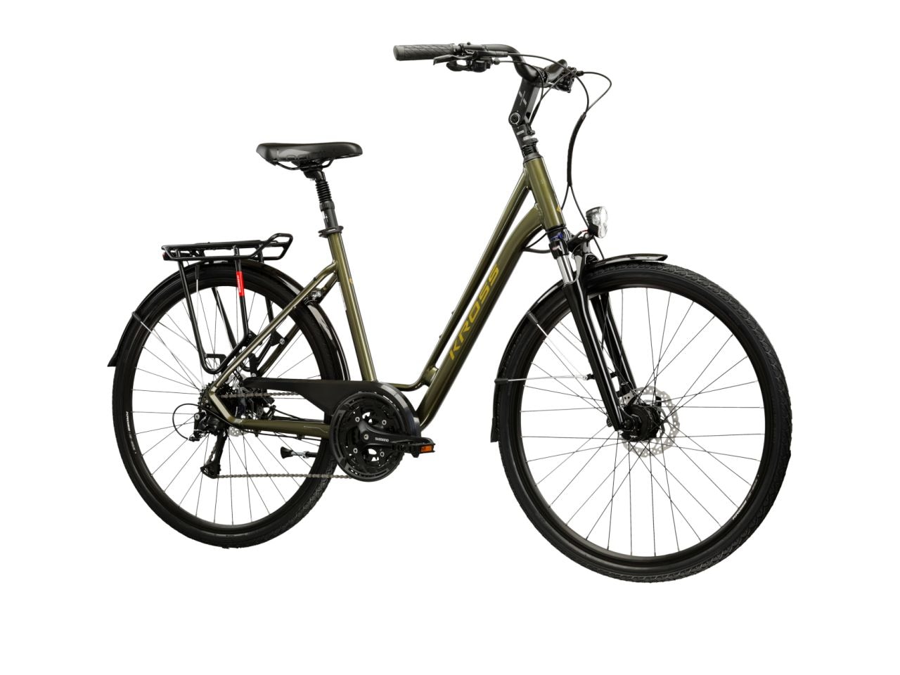 Kross Cityrad »Sentio 4.0 Grün 27 Gänge« 27 Gang Shimano ACERA T3000 Schaltwerk Kettenschaltung