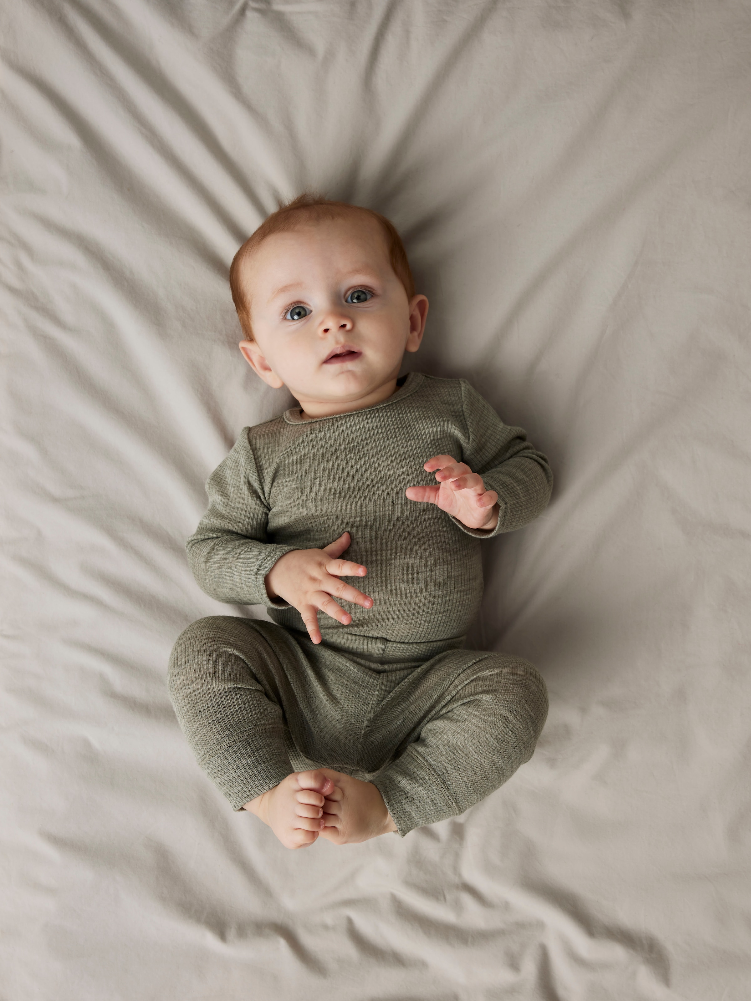 Name It Langarmbody »NBNWAX WOOL RIB LS BODY NOOS«, aus reiner Merinowolle