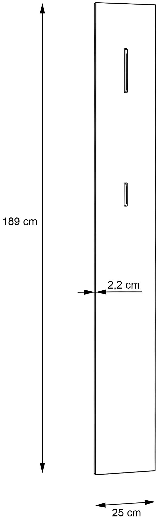 FORTE Garderobenpaneel