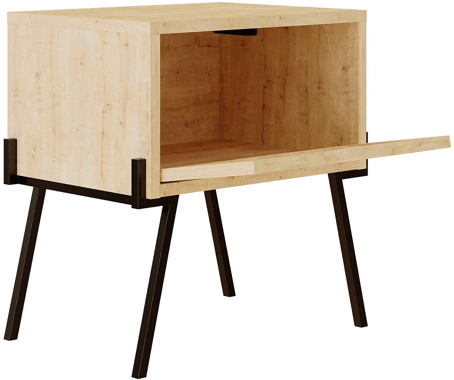 Decortie Nachttisch »NAIVE NACHTTISCH«, (Packung, 1 St.), Leichte Montage, Lagerung, Platzsparend