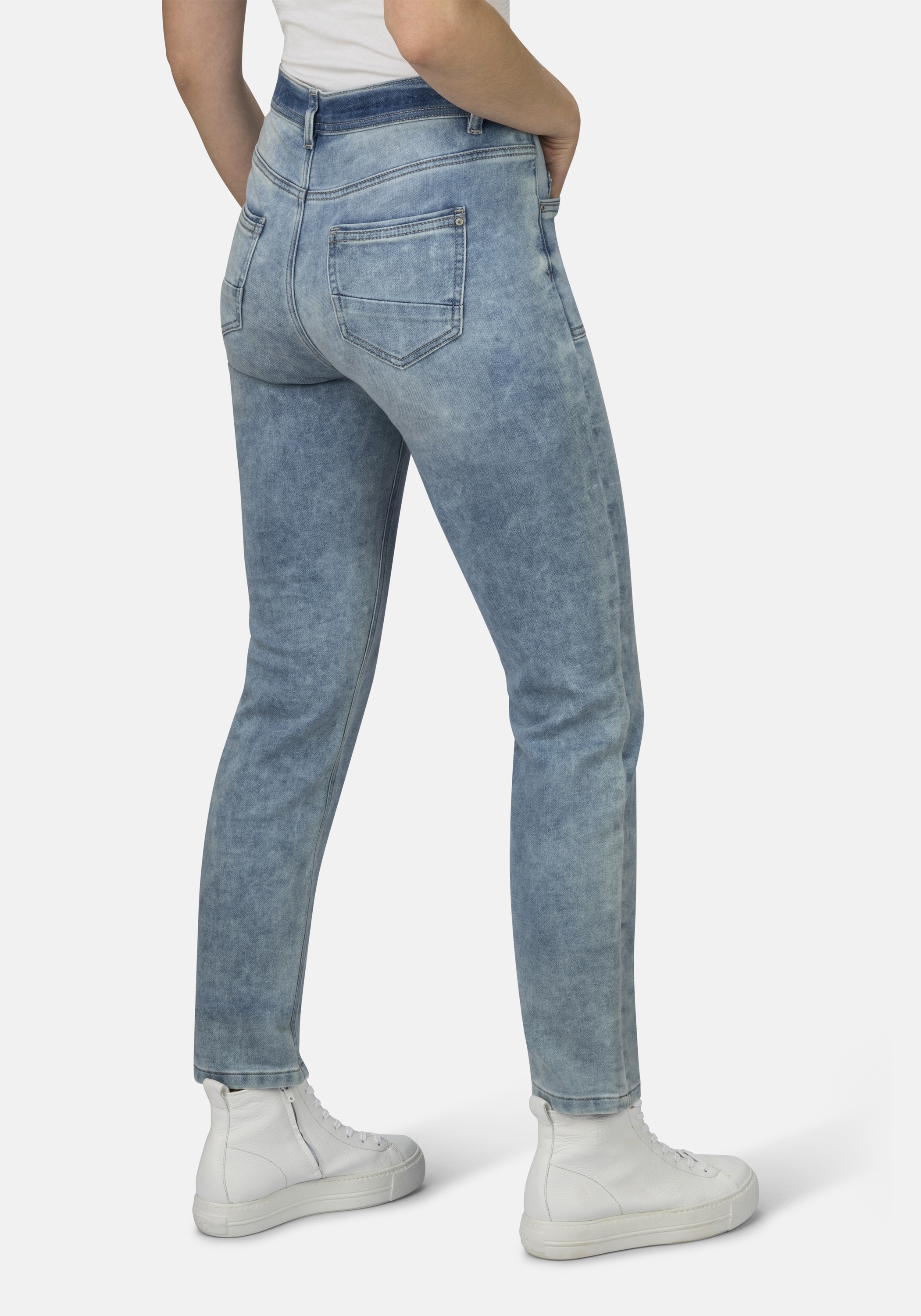 STOOKER WOMEN 5-Pocket-Jeans »Jogg Edition DAVOS« Boyfriendjeans Casual Clean Wash Denim Jeans für Damen