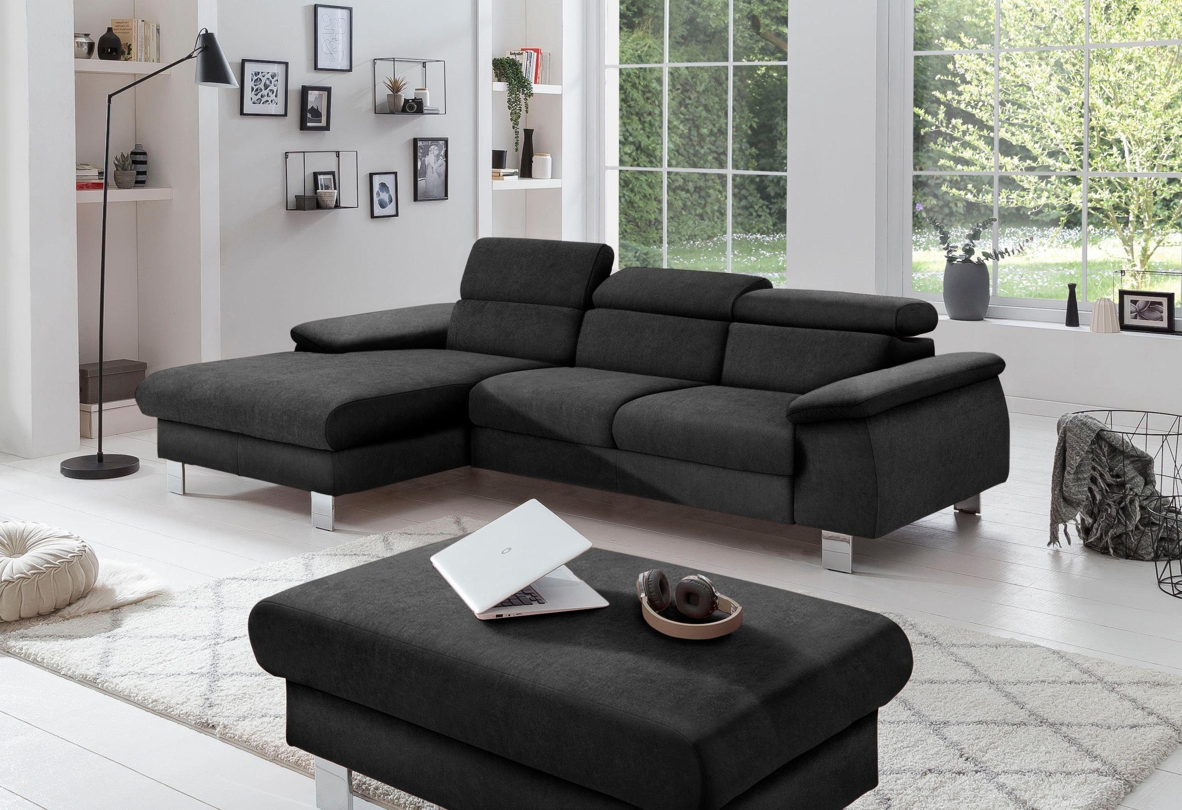 COTTA Polstergarnitur »Komaris L-Form«, (Set), Set bestehend aus: Ecksofa m günstig online kaufen