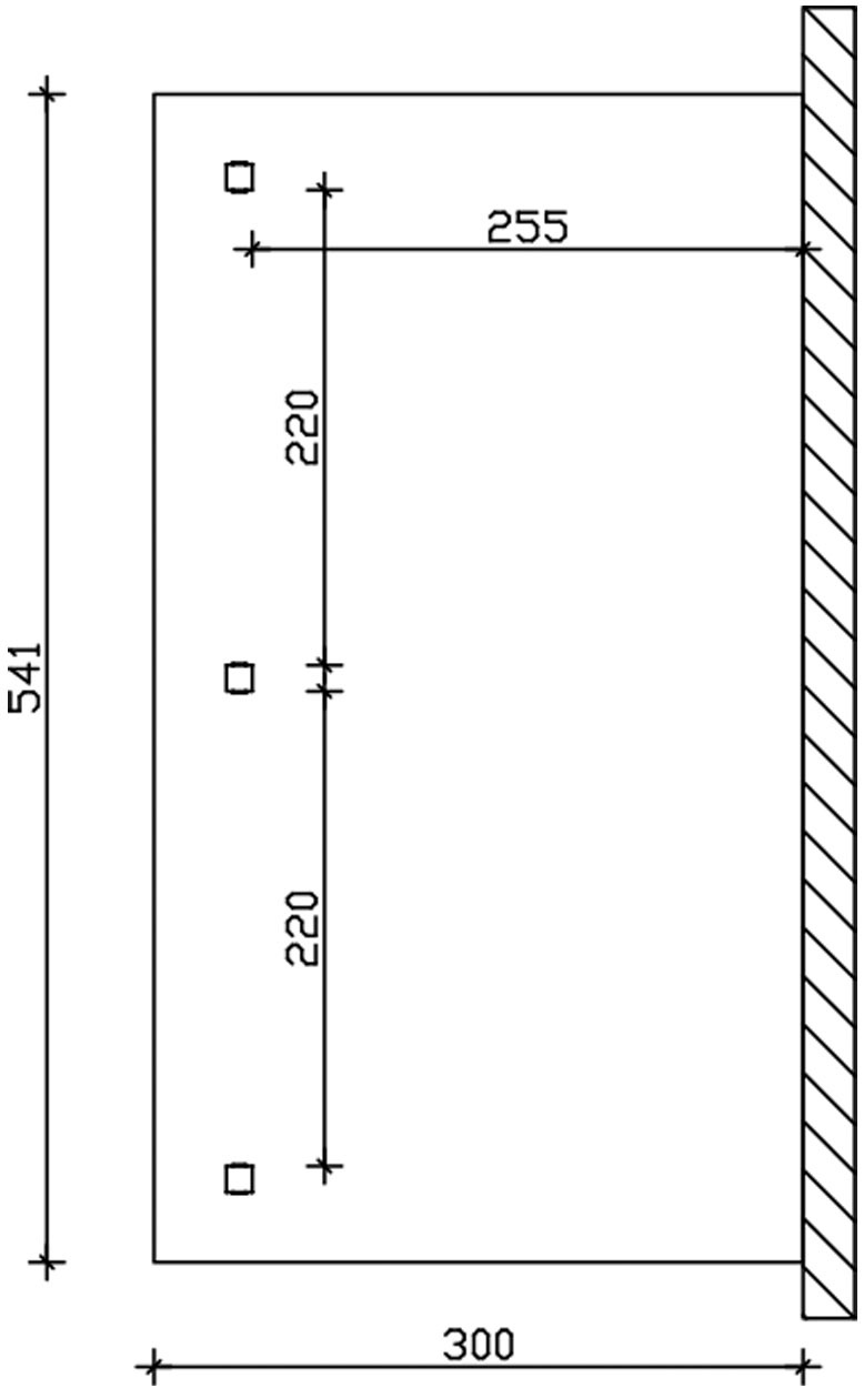 Skanholz Terrassendach »Andria« Leimholz
