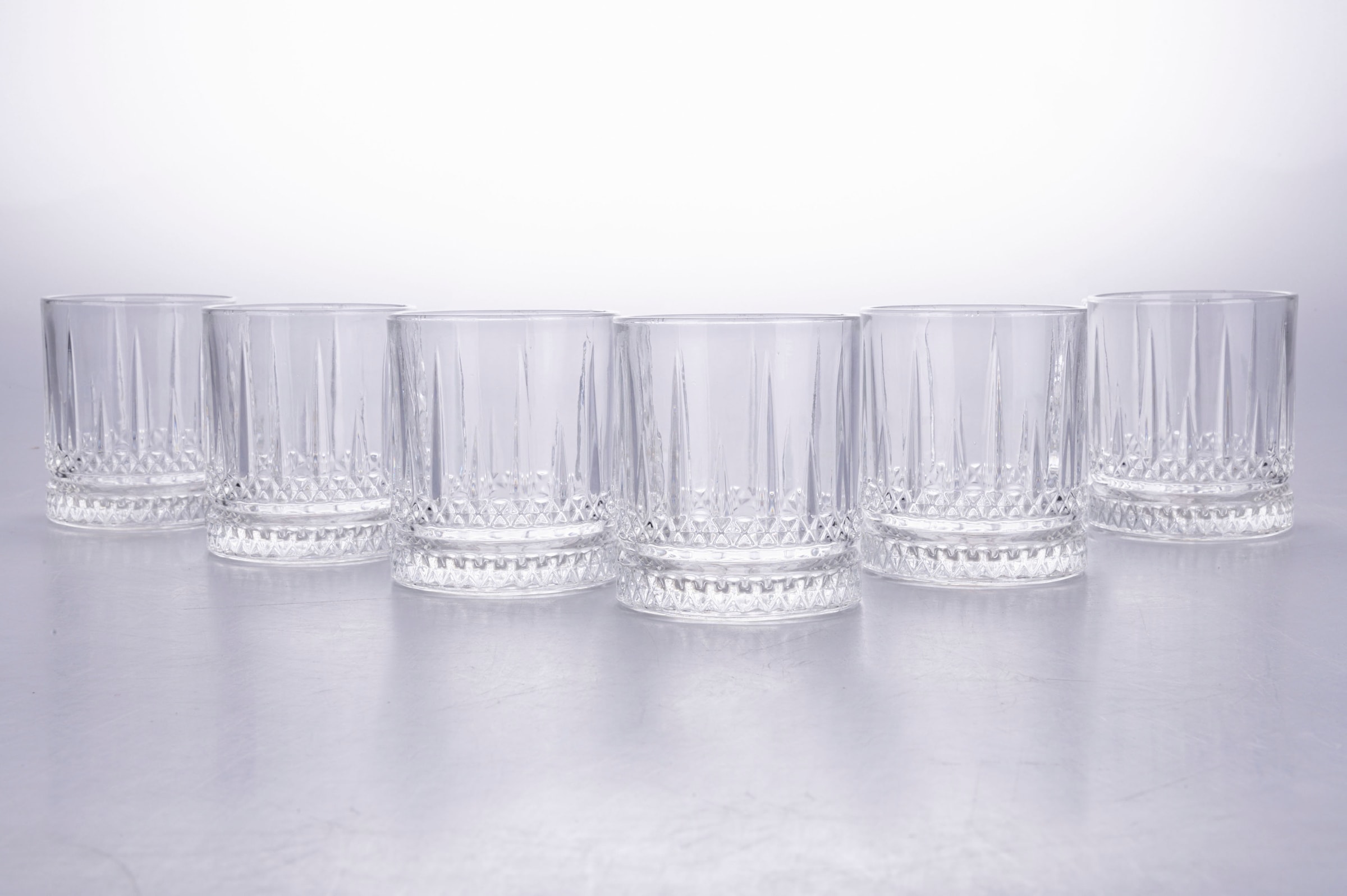 Villa d'Este Gläser-Set »Classic Vertical«, (Set, 6 tlg.), Wassergläser-Set, 6-teilig, Inhalt 400 ml