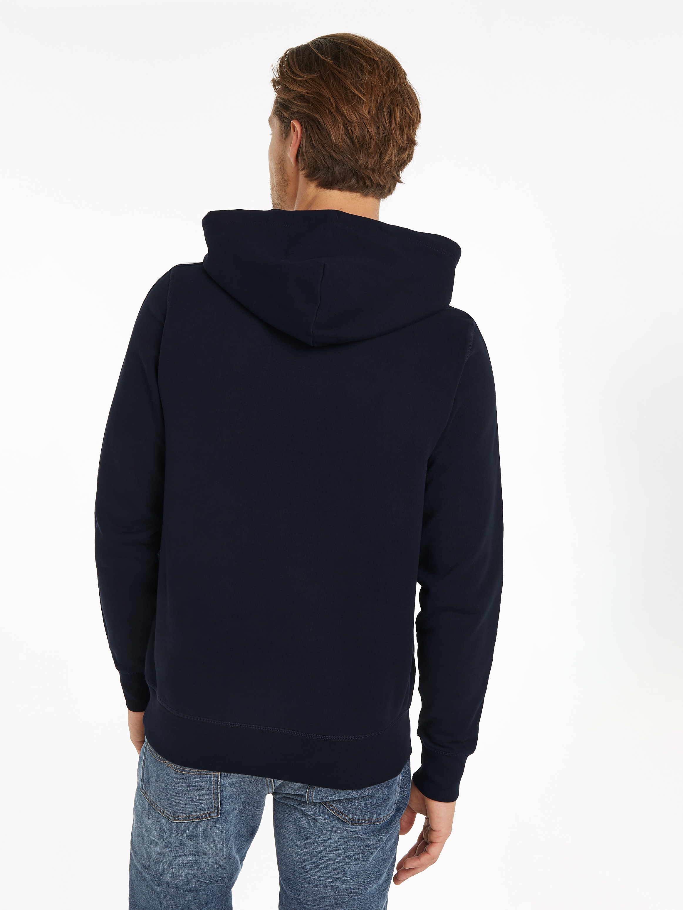 Tommy Hilfiger Kapuzensweatshirt »GLOBAL STRIPE TAPE HOODY«, Tape mit Streifen in Tommy Farben an Ärmeln