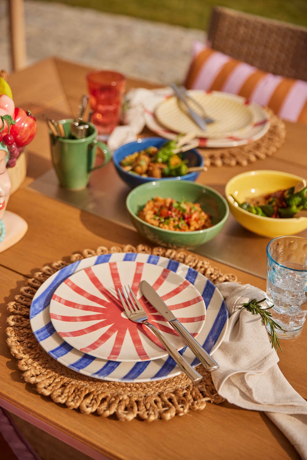 OTTO home Platzset »Aimka« Handgefertigt, 35x35, rund, aus natürlicher Jute, Bestseller