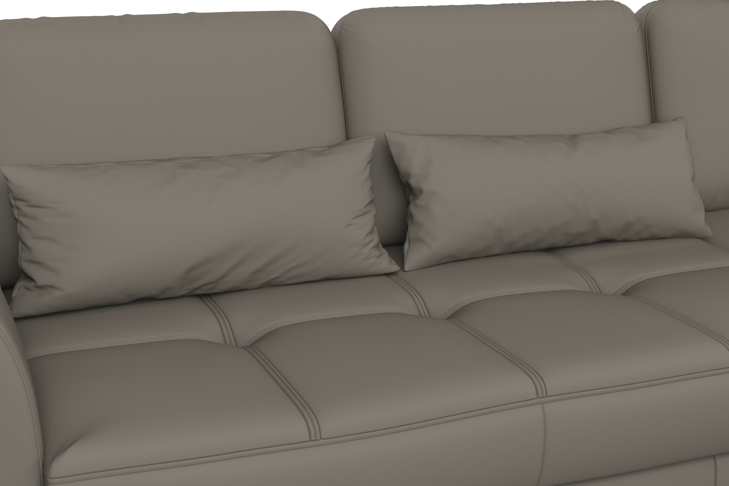 sit&more Ecksofa »Bendigo L-Form«, inklusive Sitztiefenverstellung, Bodenfreiheit 12 cm, in 2 Fußfarben