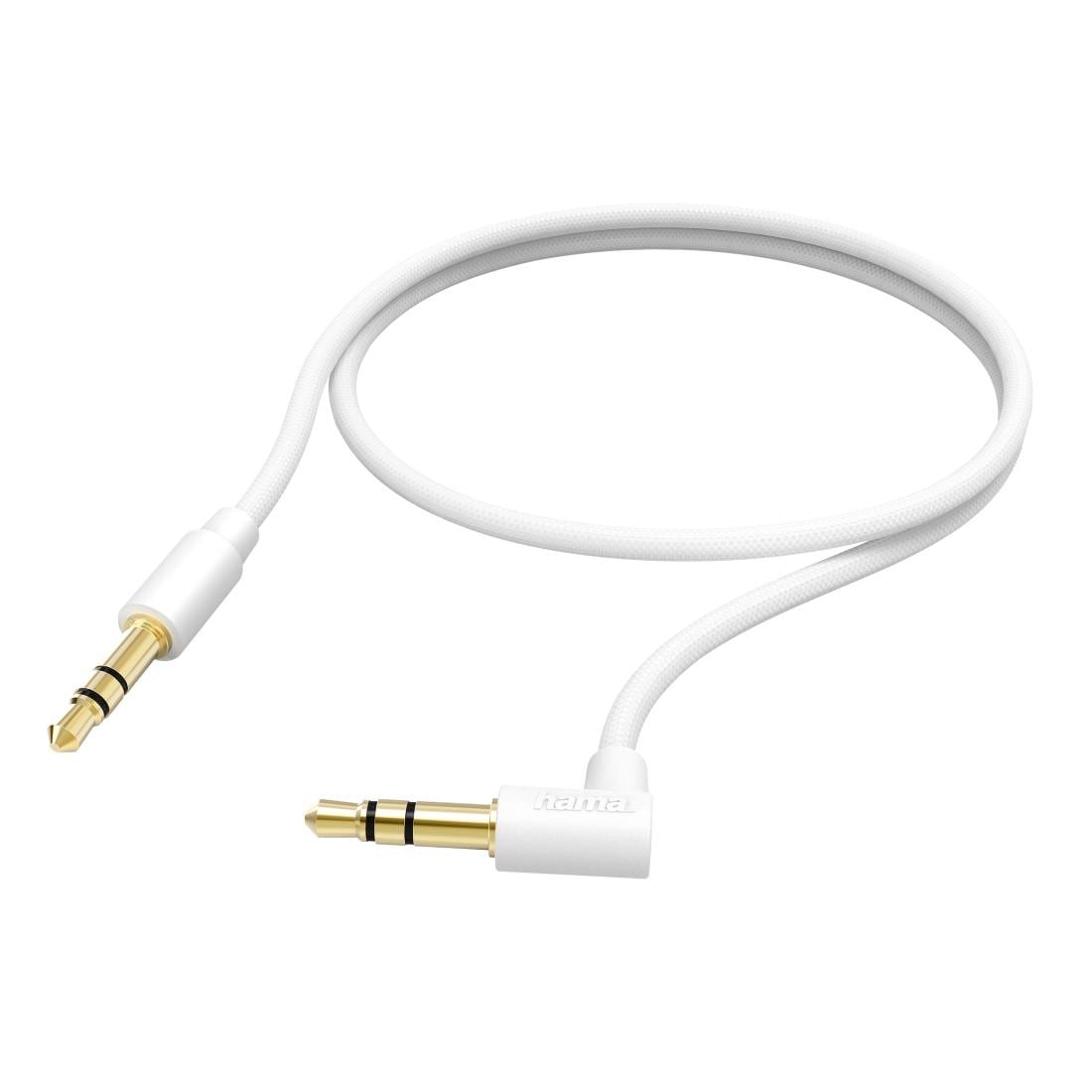 6. Bild von Hama Audio-Kabel »Verbindungskabel, 3,5-mm-Klinken-Stecker, 0,5 m, Weiß Klinkenkabel«, 3,5-mm-Klinke, 50 cm