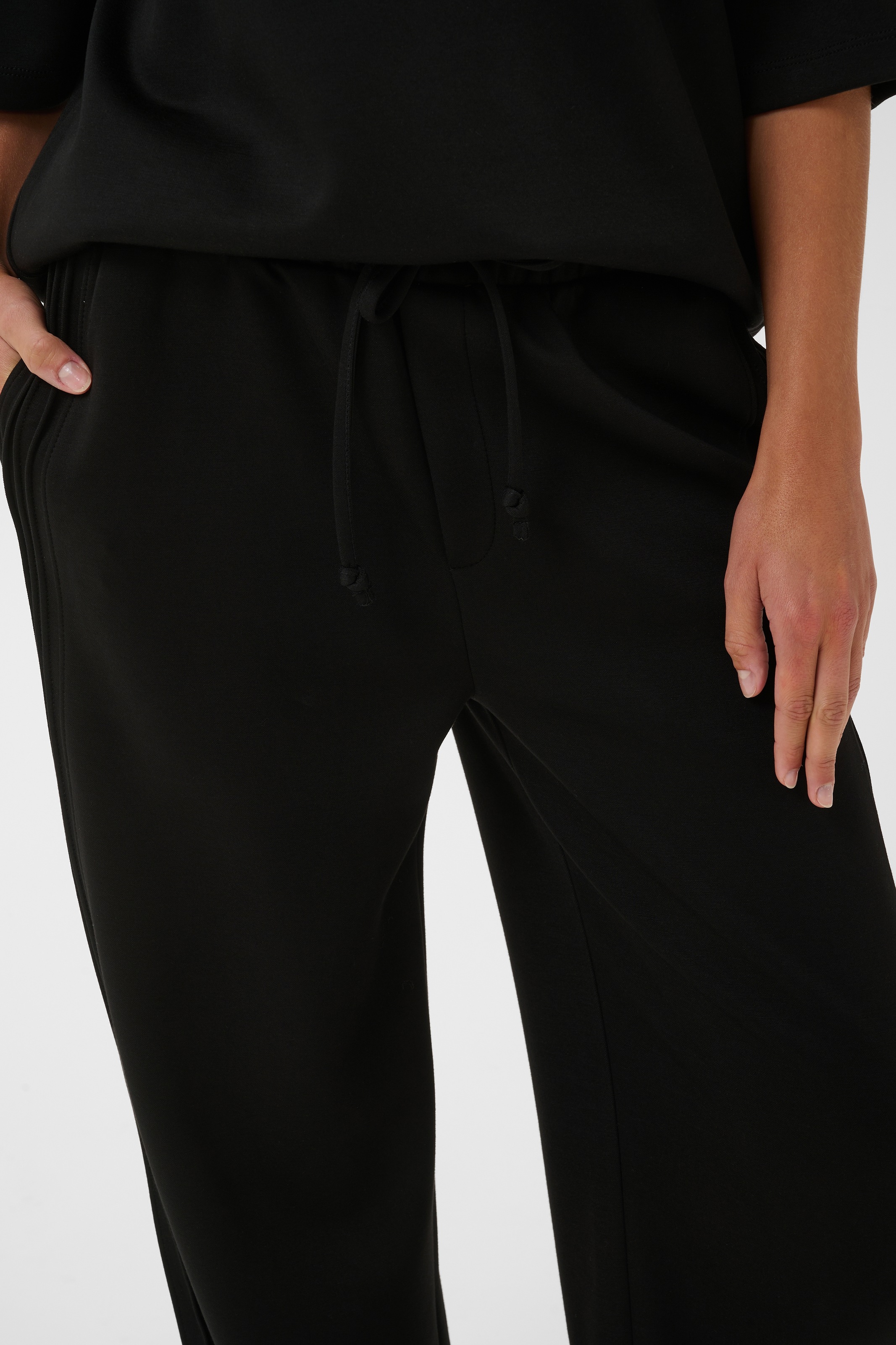 Saint Tropez Loungehose »TheoSZ Pant«  Materialmix, Loose fit