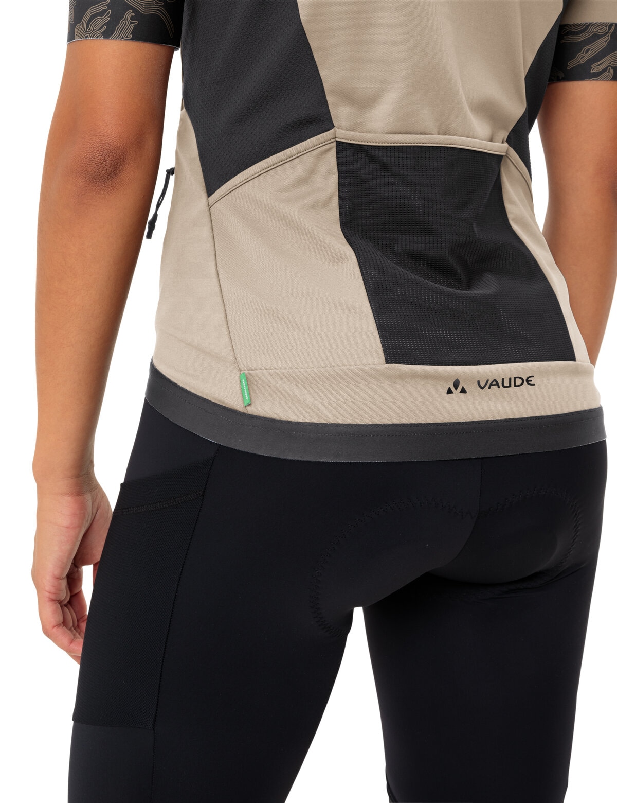 VAUDE Radtrikot »Wo Kuro FZ Tricot II« Kurzarm, atmungsaktiv, schnell trocknend, mit Rundhalsausschnitt