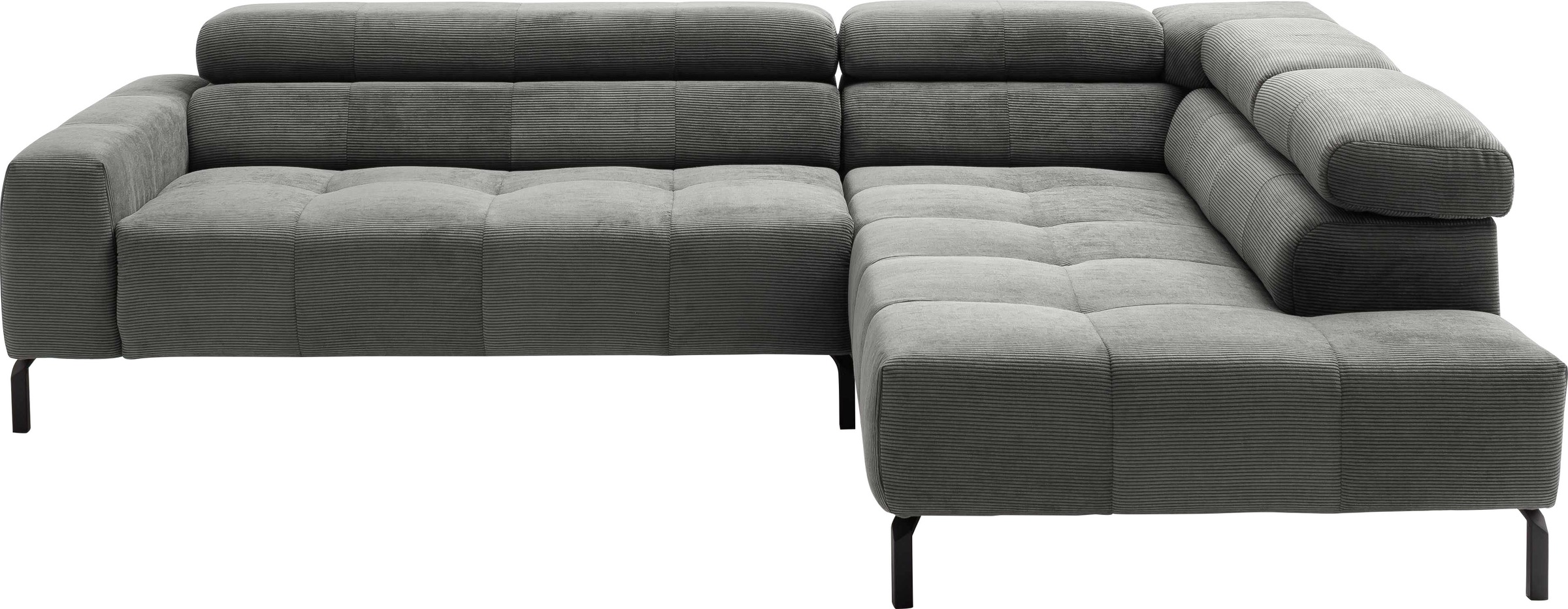 Places of Style Ecksofa »Cleveland, L-Form, incl. Kopfteilverstellung, Brei günstig online kaufen