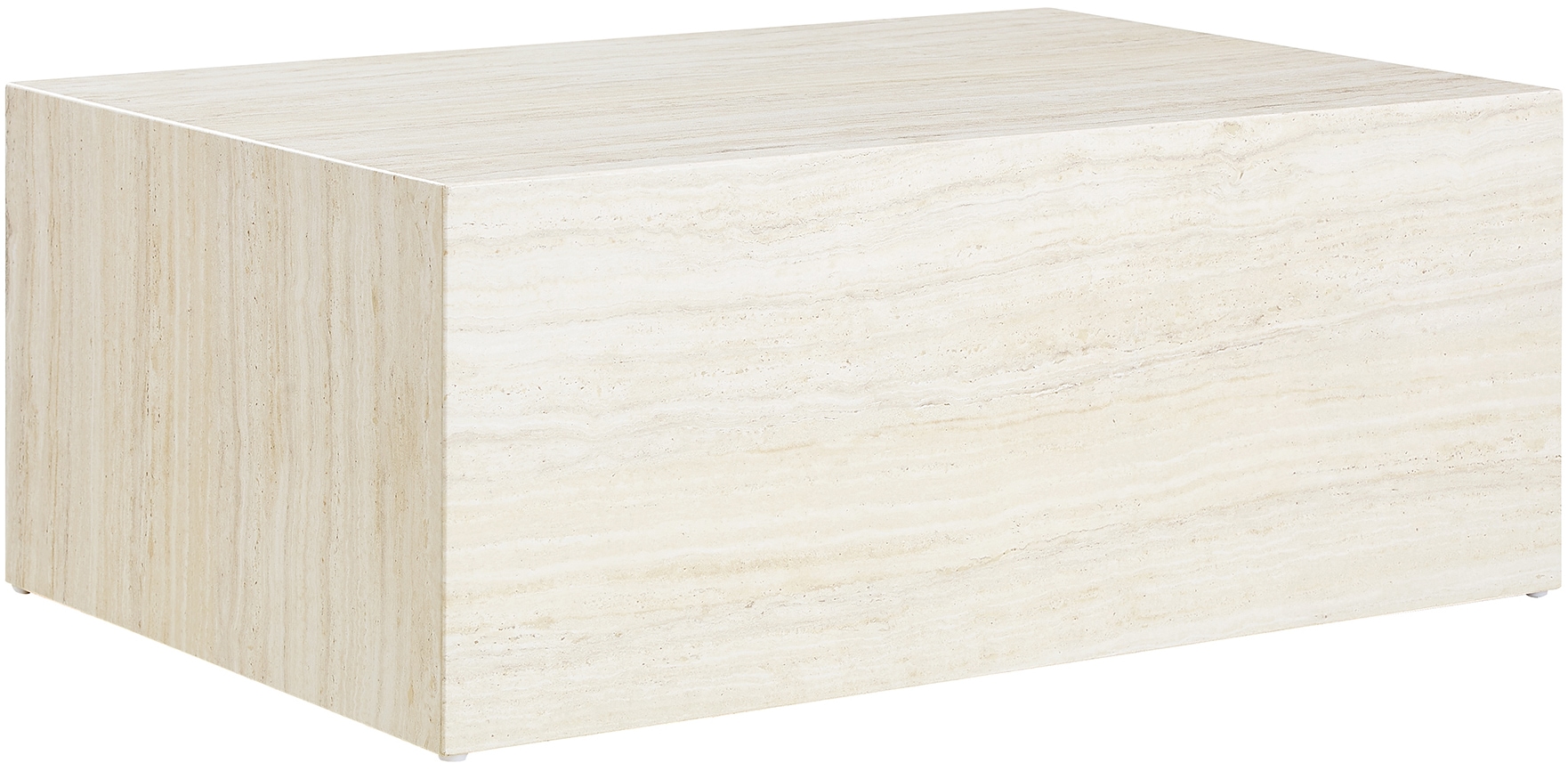 SalesFever Couchtisch »Almeria Beistelltisch B/T 90/60 cm«, Eleganz trifft Funktionalität: 90x60cm, Marmoroptik-Folierung