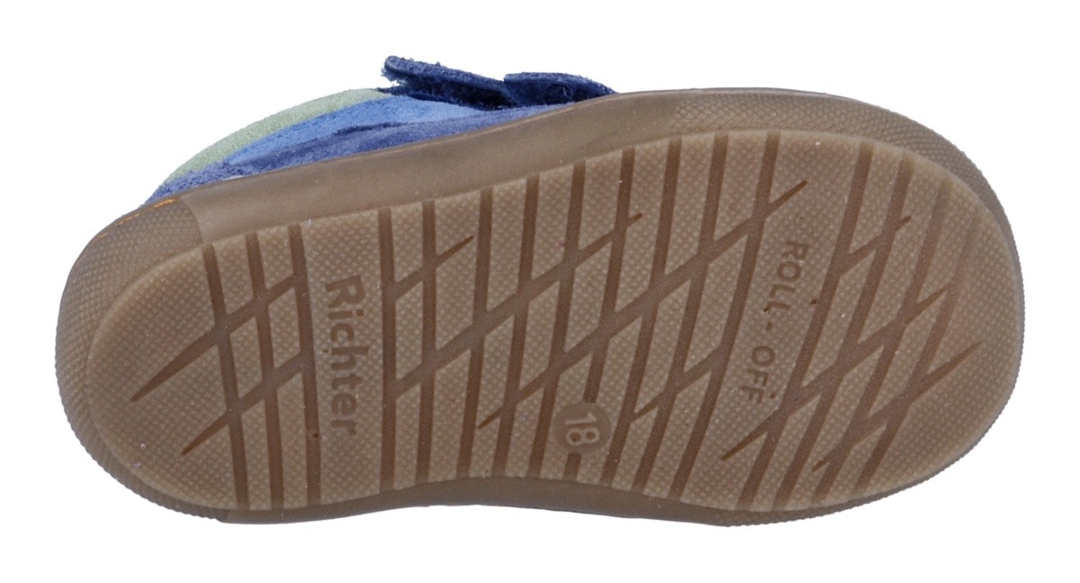 Richter Lauflernschuh »Maxi«  Halbschuh, Klettschuh mit WMS: M IV, Größenschablone zum Download