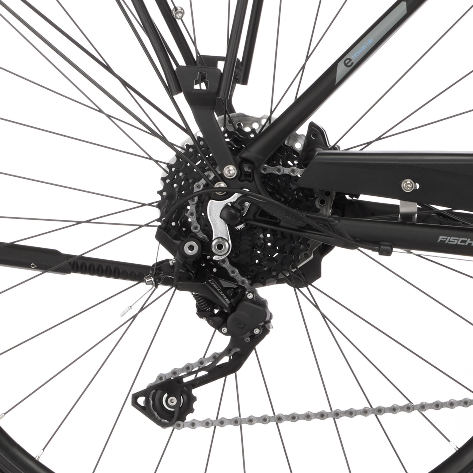 FISCHER Fahrrad E-Bike »VIATOR 1861.1 557«, 9 Gang, Shimano, XT, (mit Akku-Ladegerät-mit Werkzeug)