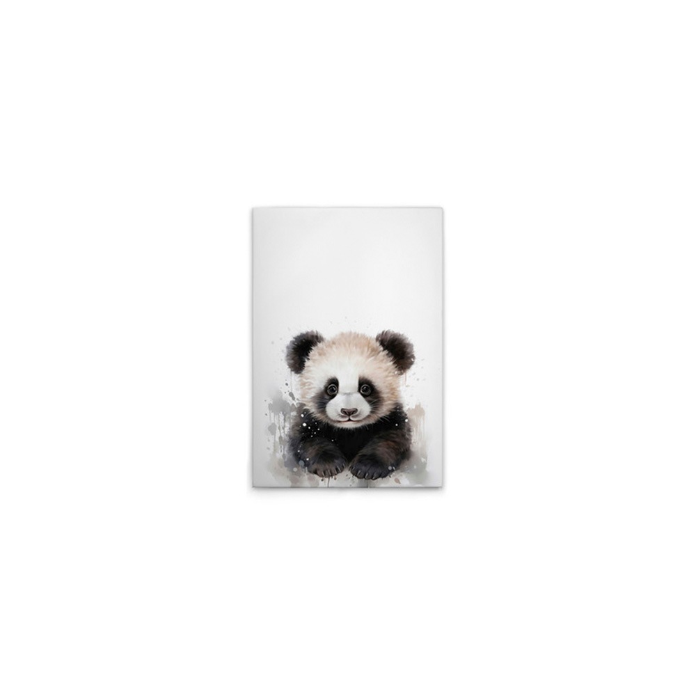 A.S. Création Leinwandbild »Baby Panda - Wandbild Schwarz Weiß Grau Keilrah günstig online kaufen