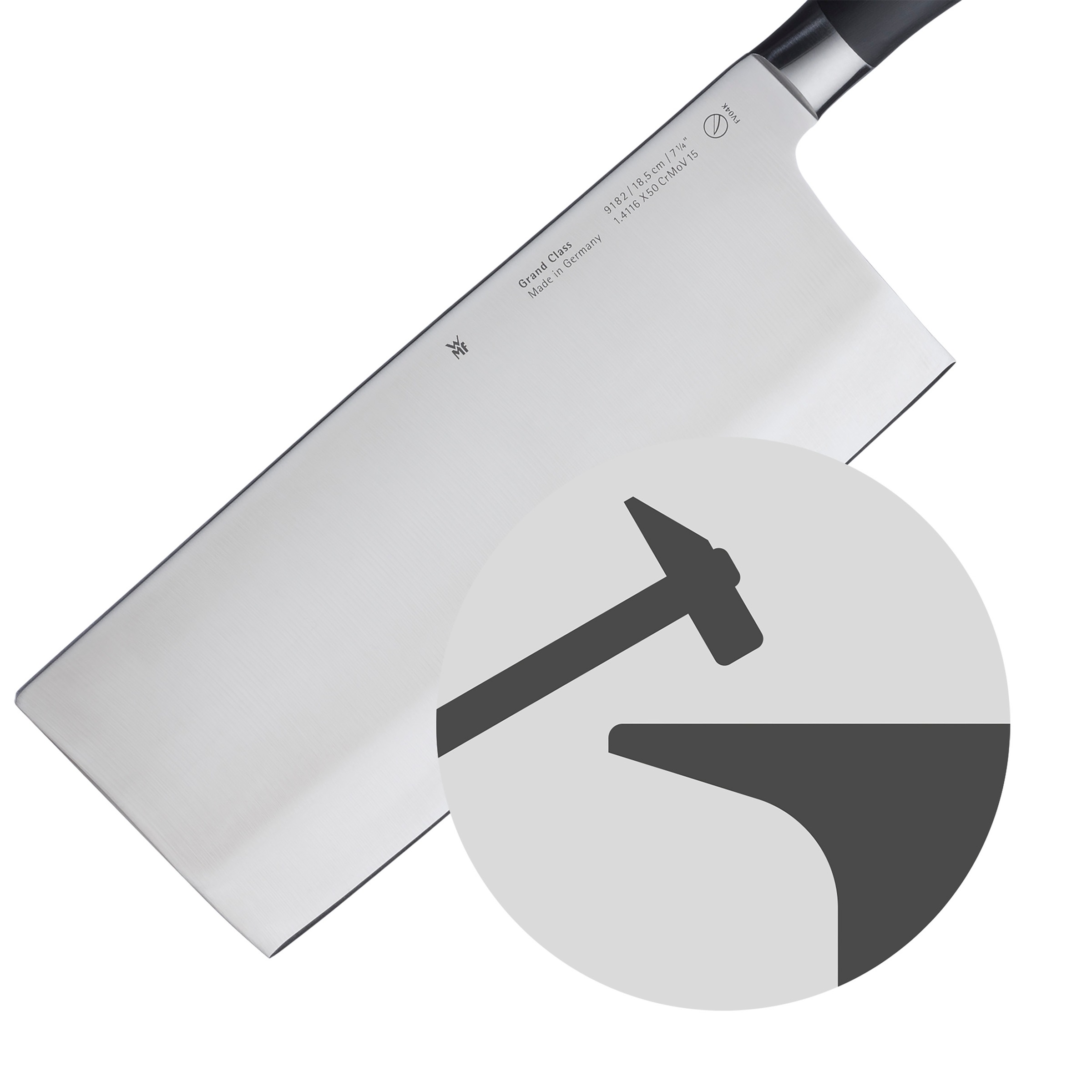 WMF Kochmesser »Grand Class« langanhaltende Schärfe, handgeschmiedeter Spez günstig online kaufen