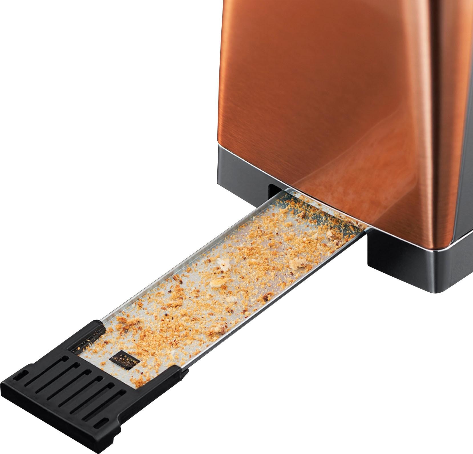 RUSSELL HOBBS Toaster »Luna Copper Accents 2431056«, 1 langer Schlitz