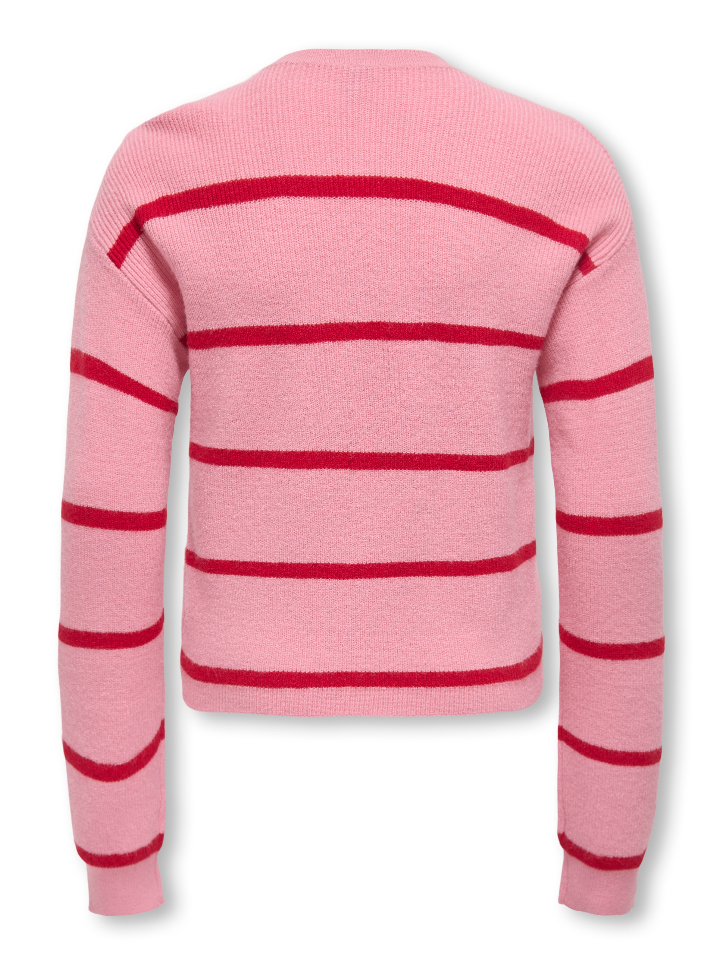 KIDS ONLY Strickpullover »KOGFRANCA SHORT L/S STRIPE KNT NOOS« Viskosemischung, loose fit