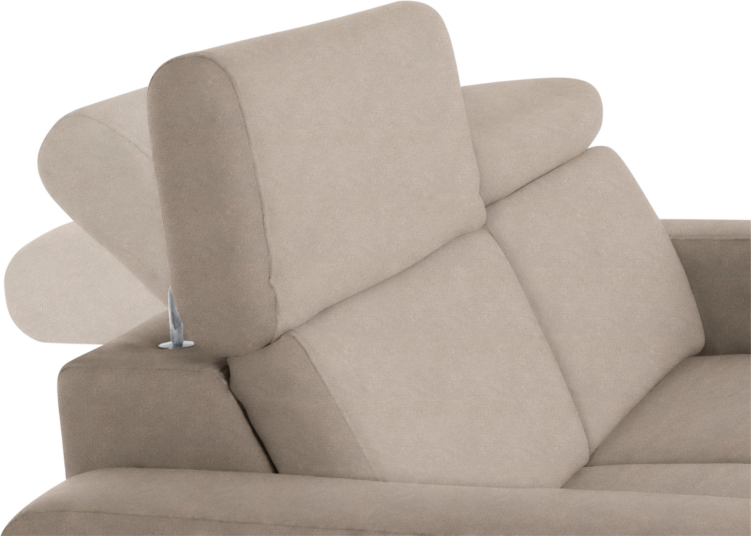 sit&more 2-Sitzer »Bologna«, inklusive Kopfteilverstellung und Federkern