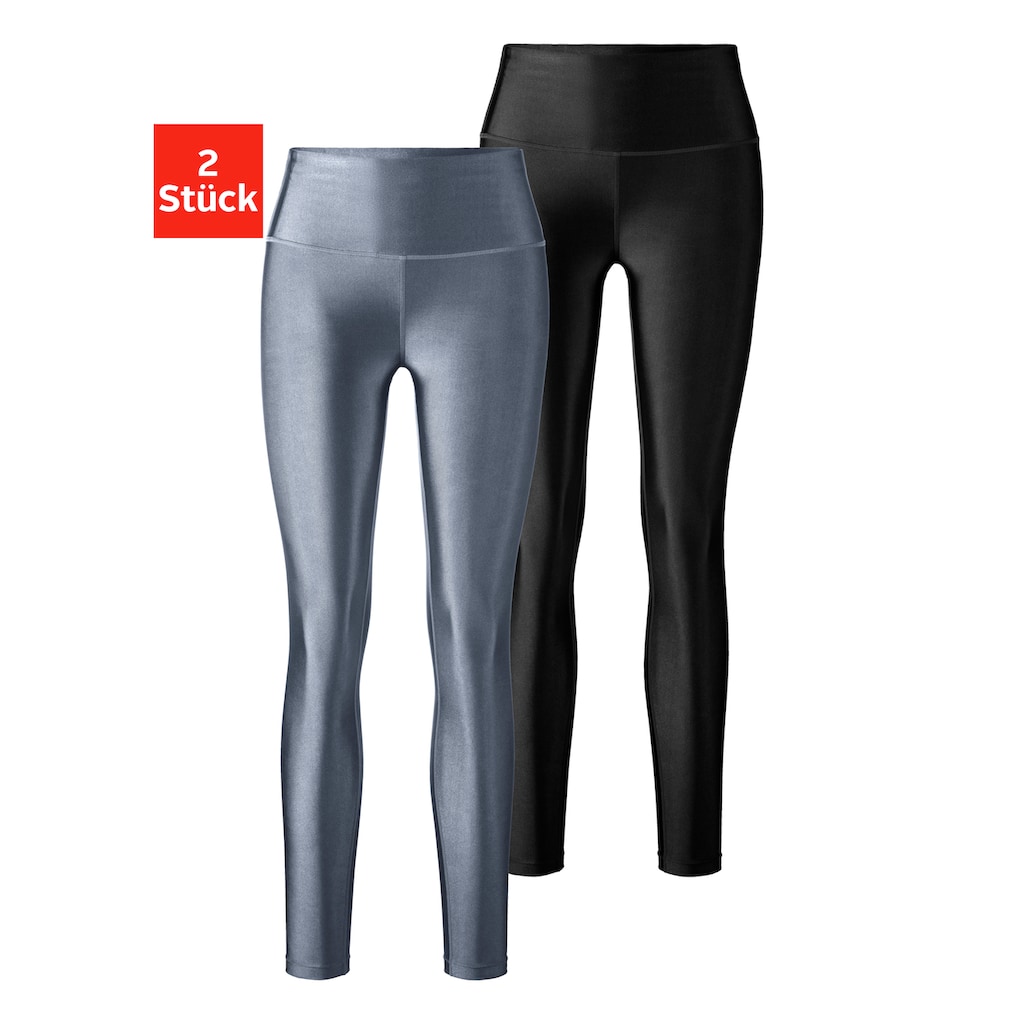 LASCANA Leggings, (2er-Pack)