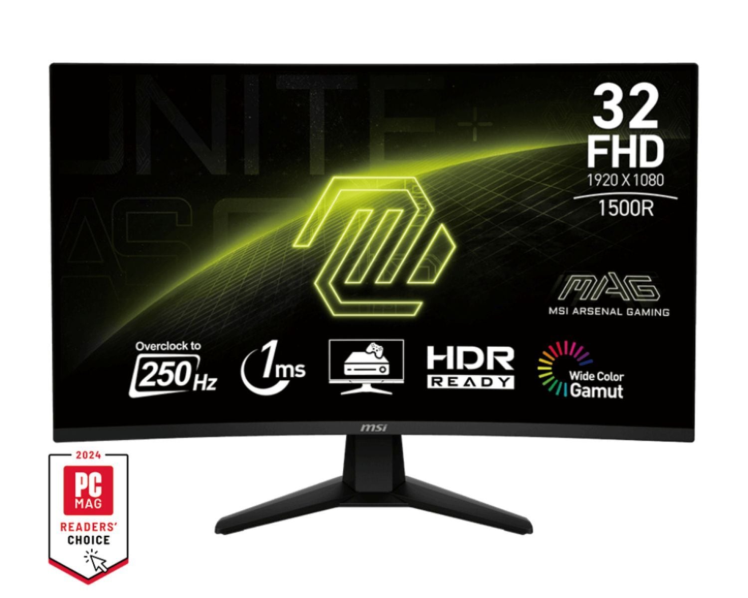 GAMEMAX Gaming-PC-Komplettsystem »MegaDeal Rockstar 2730 AMD Ryzen 5 5500 16GB 480GB SSD RTX 5060« 32 ″ AMD Ryzen 7 GeForce RTX™ 5060 16 GB RAM 480 GB SSD Windows 11 + MSI MAG 32C6X Gaming Monitor, Curved 80cm (32")