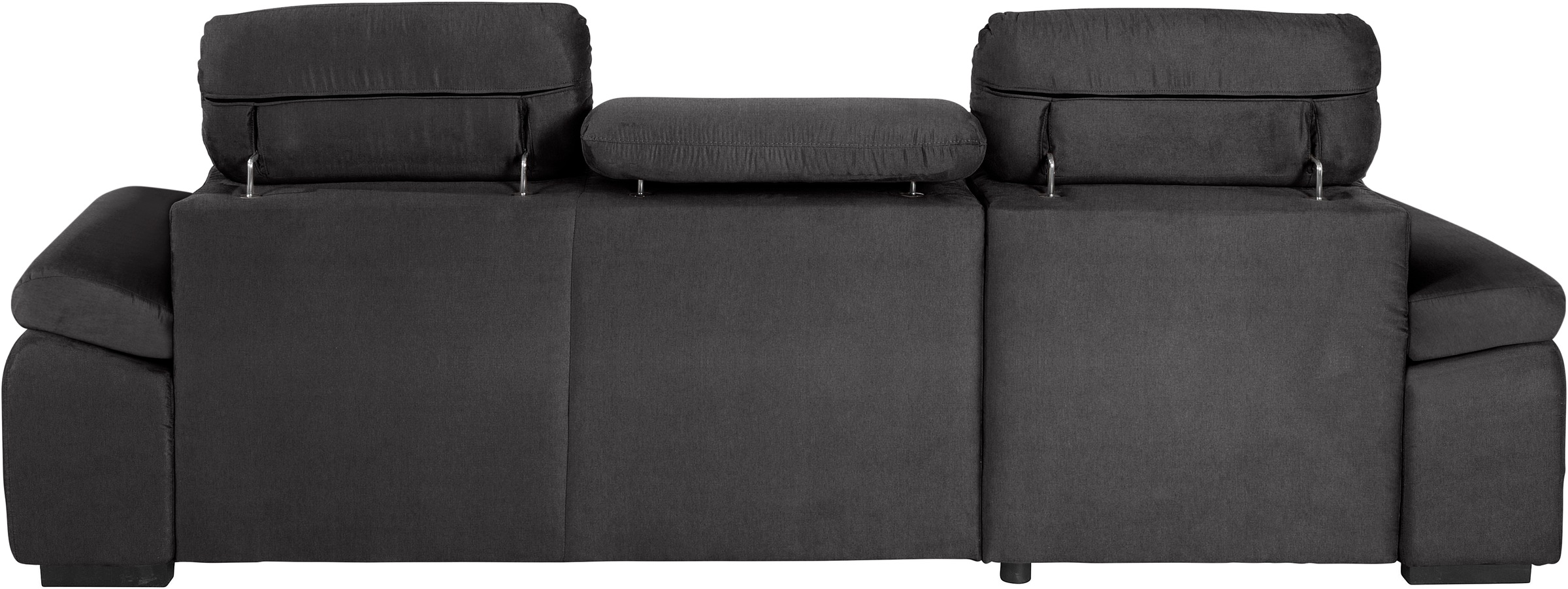 COTTA Ecksofa »Lola L-Form mit Kopfteilfunktion & Hocker«, (Set, mit Hocker), wahlweise mit Bettfunktion, Bettkasten & Armteilverstellung