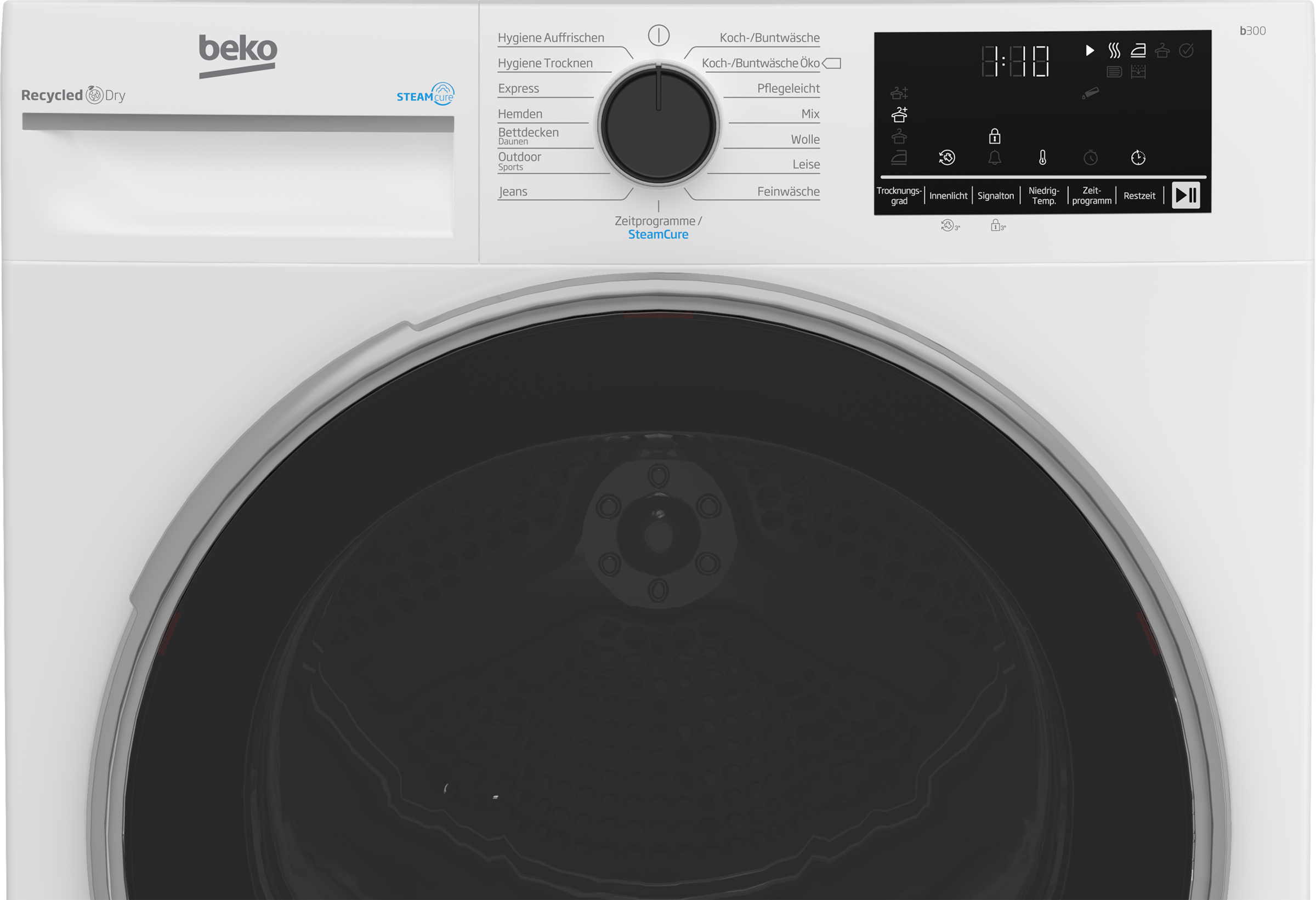 BEKO Kondenstrockner »B3T42249S«, 8 kg, mit Wärmepumpentechnologie