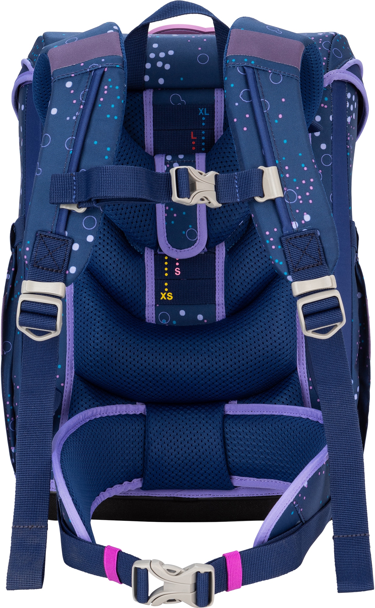 DerDieDas® Schulranzen »Ergoflex Easy, Deep Ocean«, Reflektoren, enthält recyceltes Material
