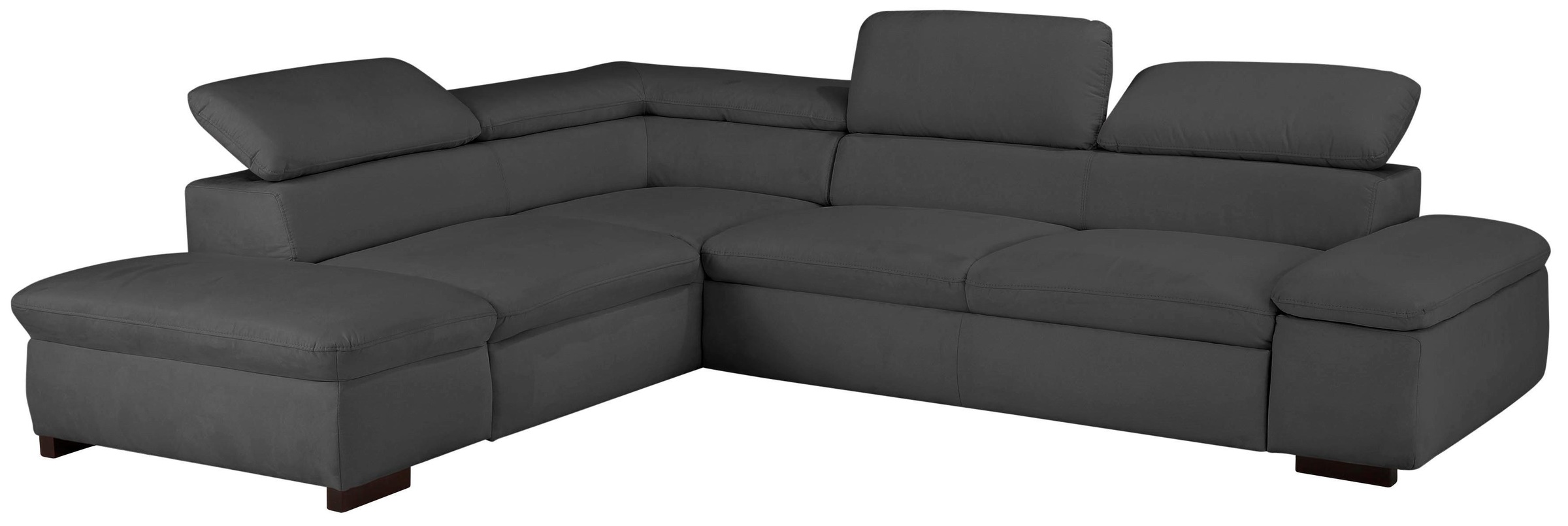 Home affaire Ecksofa »Alberto L-Form«, mit Kopfteilverstellung, wahlweise mit Bettfunktion