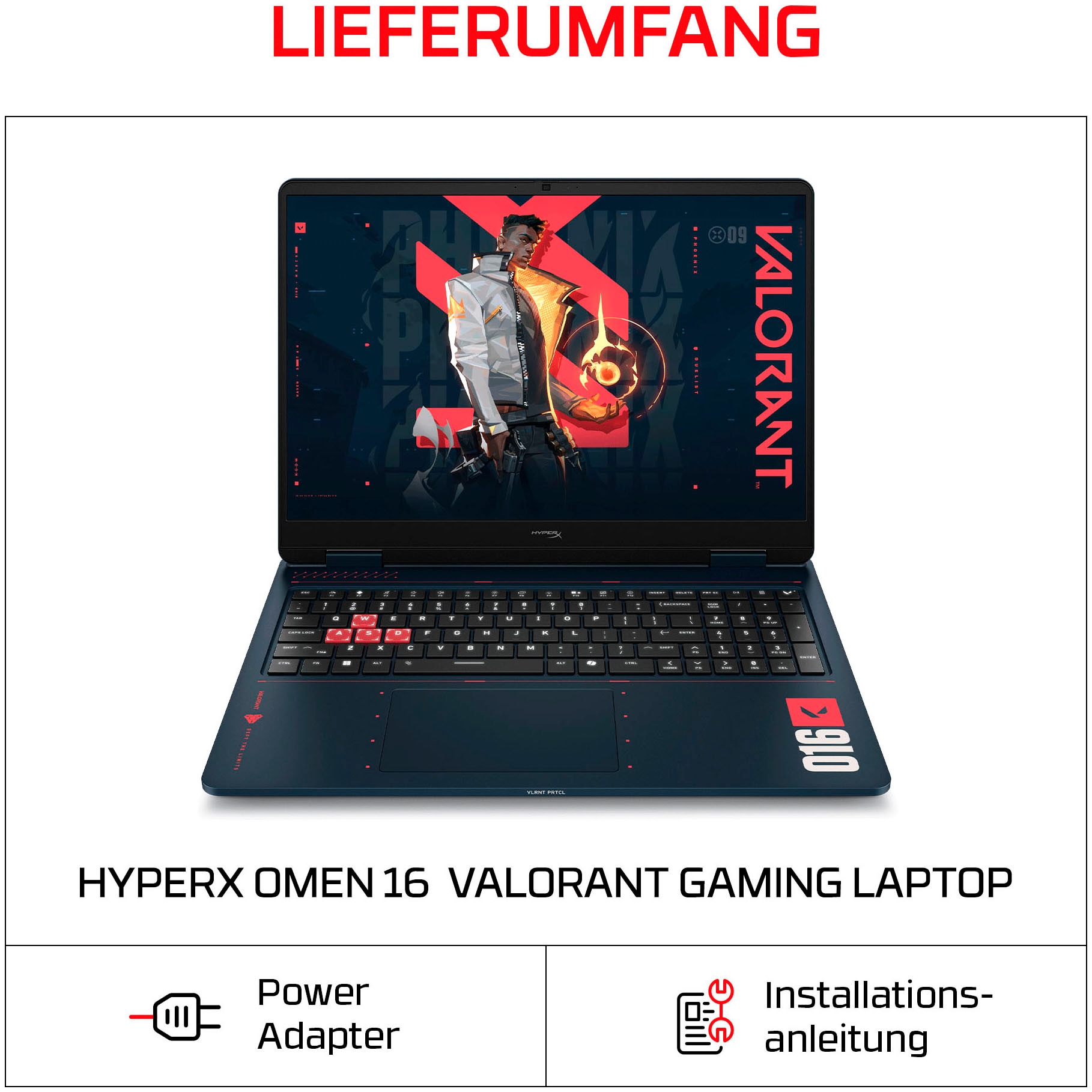HP Gaming-Notebook »16-ap1099ng« 40,6 cm / 16 ″ AMD Ryzen 9 GeForce RTX 5070 1.000 GB SSD