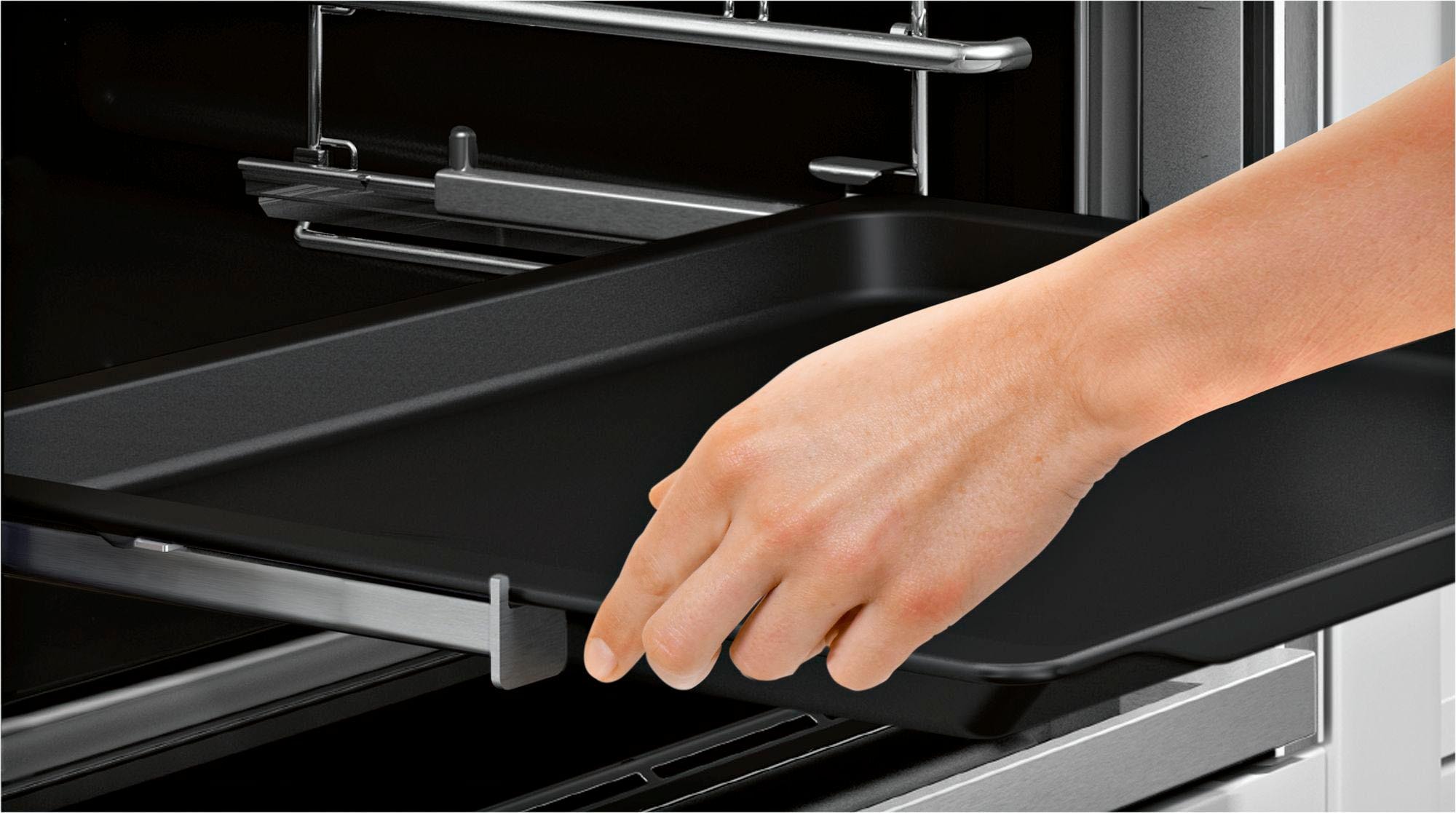 16. Bild von NEFF Dampfbackofen »B45FS24N0«, N 90, B45FS24N0, mit Vollauszug, easyClean, mit Slide&Hide®