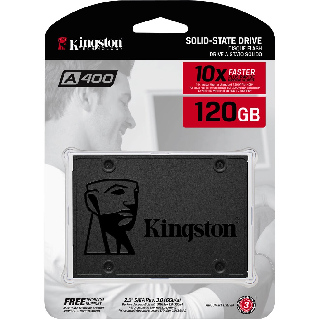 Kingston interne SSD »A400«, 2,5 Zoll
