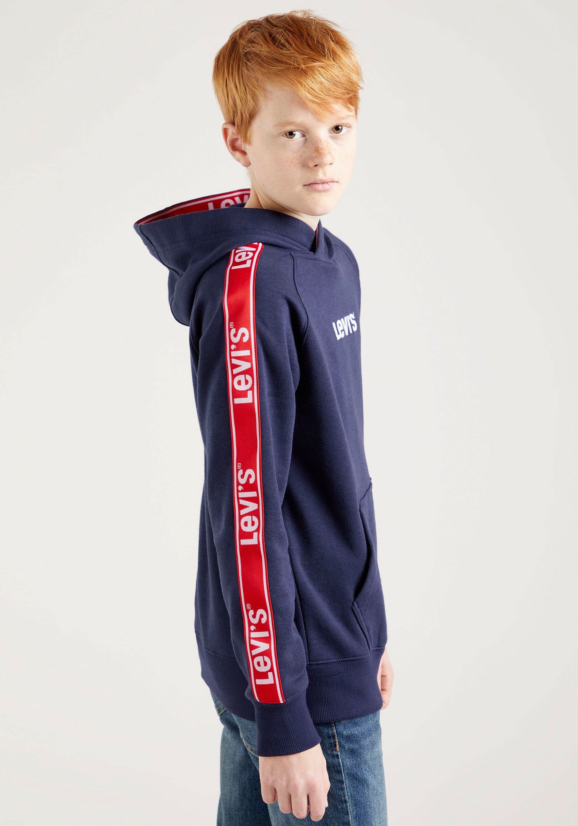 Levi's® Kids Kapuzensweatshirt »LOGO TAPING PULLOVER HOODIE«, for BOYS