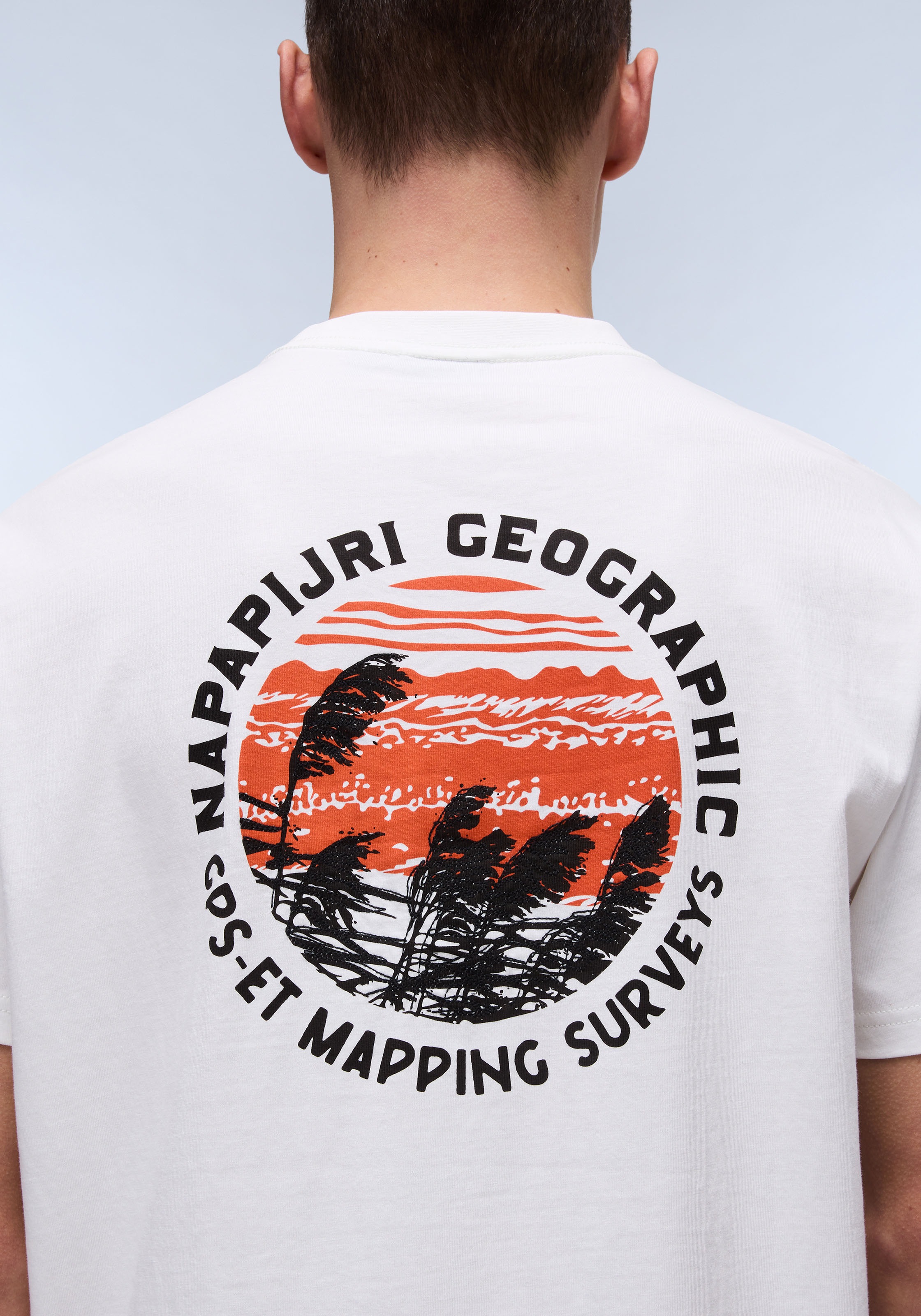 Napapijri Kurzarmshirt »S-VIGNONI BACK SS«, Mit Rundhalsausschnitt