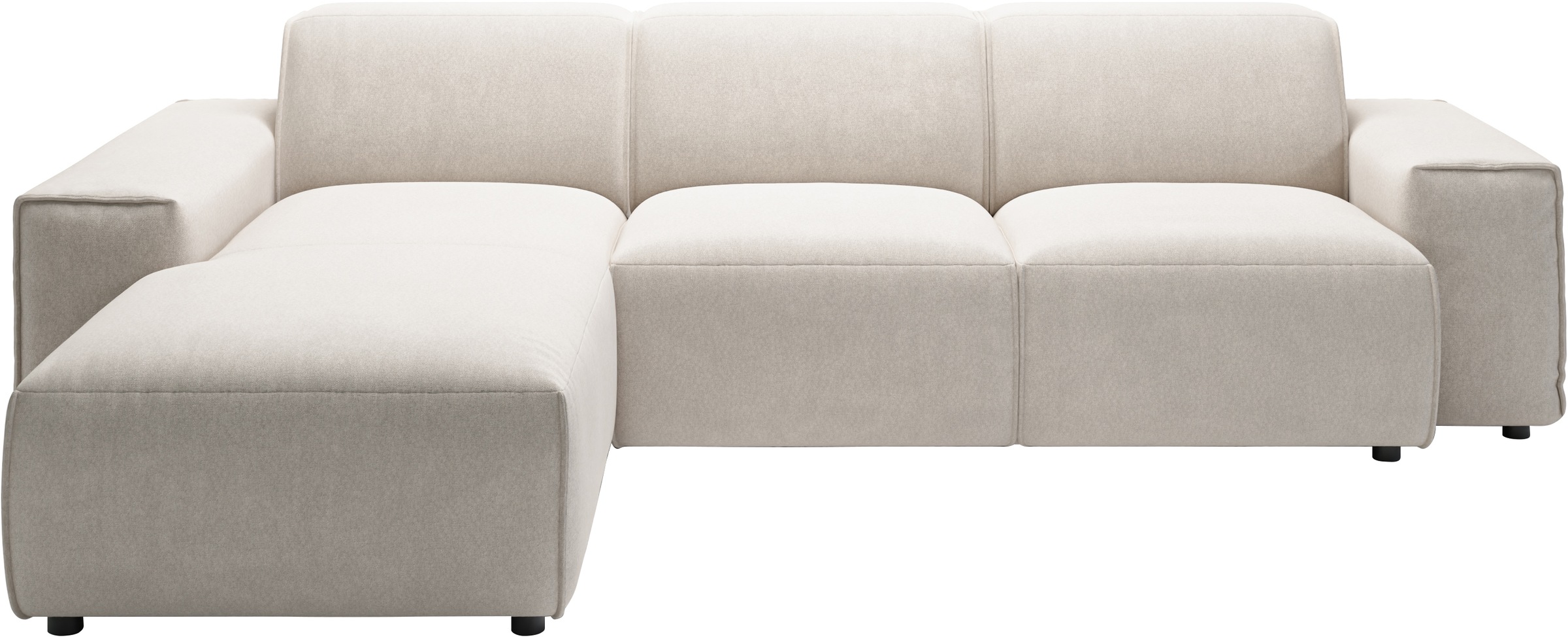 andas Ecksofa »Glimminge L-Form auch in Breitcord, Feincord + Easy care-Bezug,«, Breite 264, Zierkissen